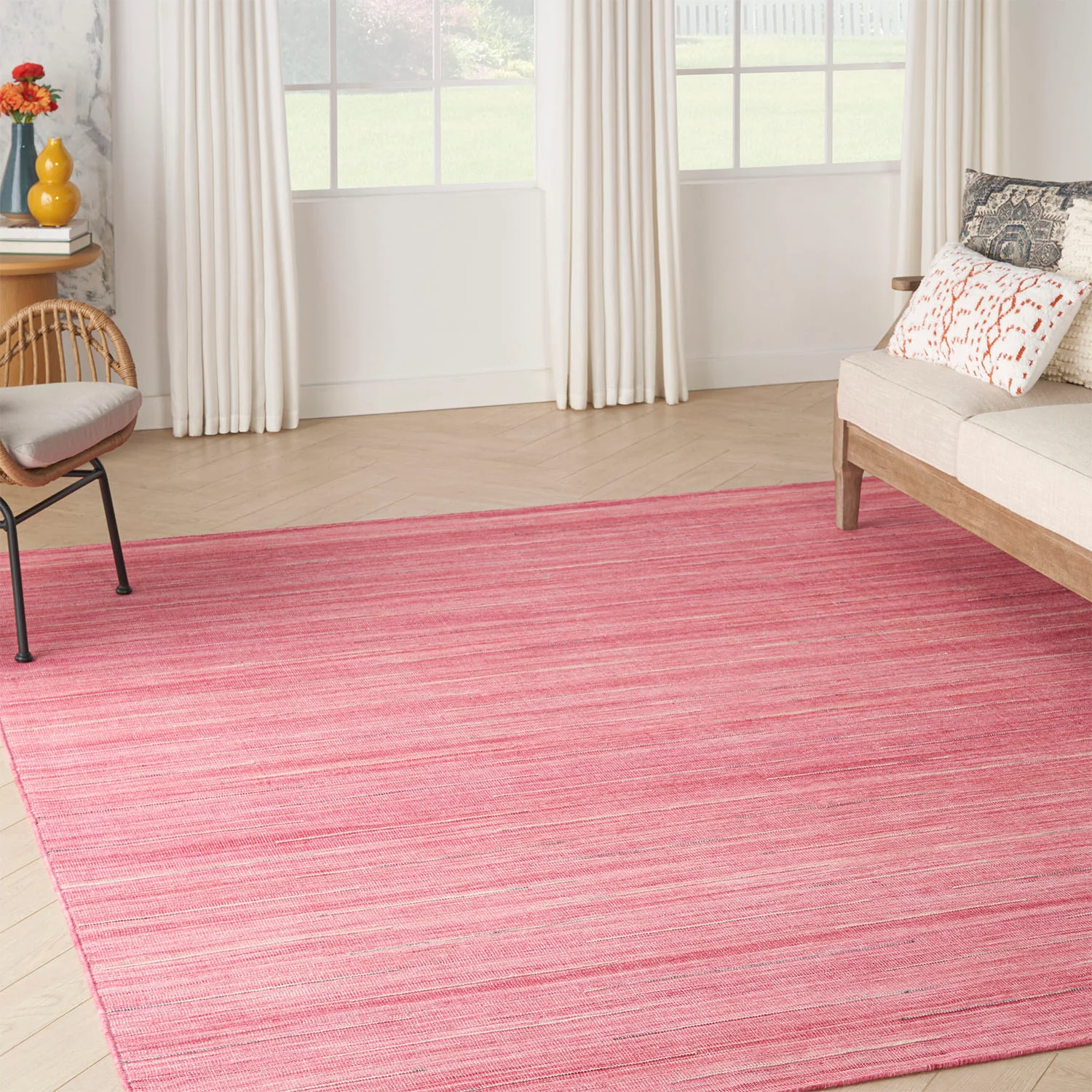 Rose Kavya Flatweave Kilim Rug - Image 2