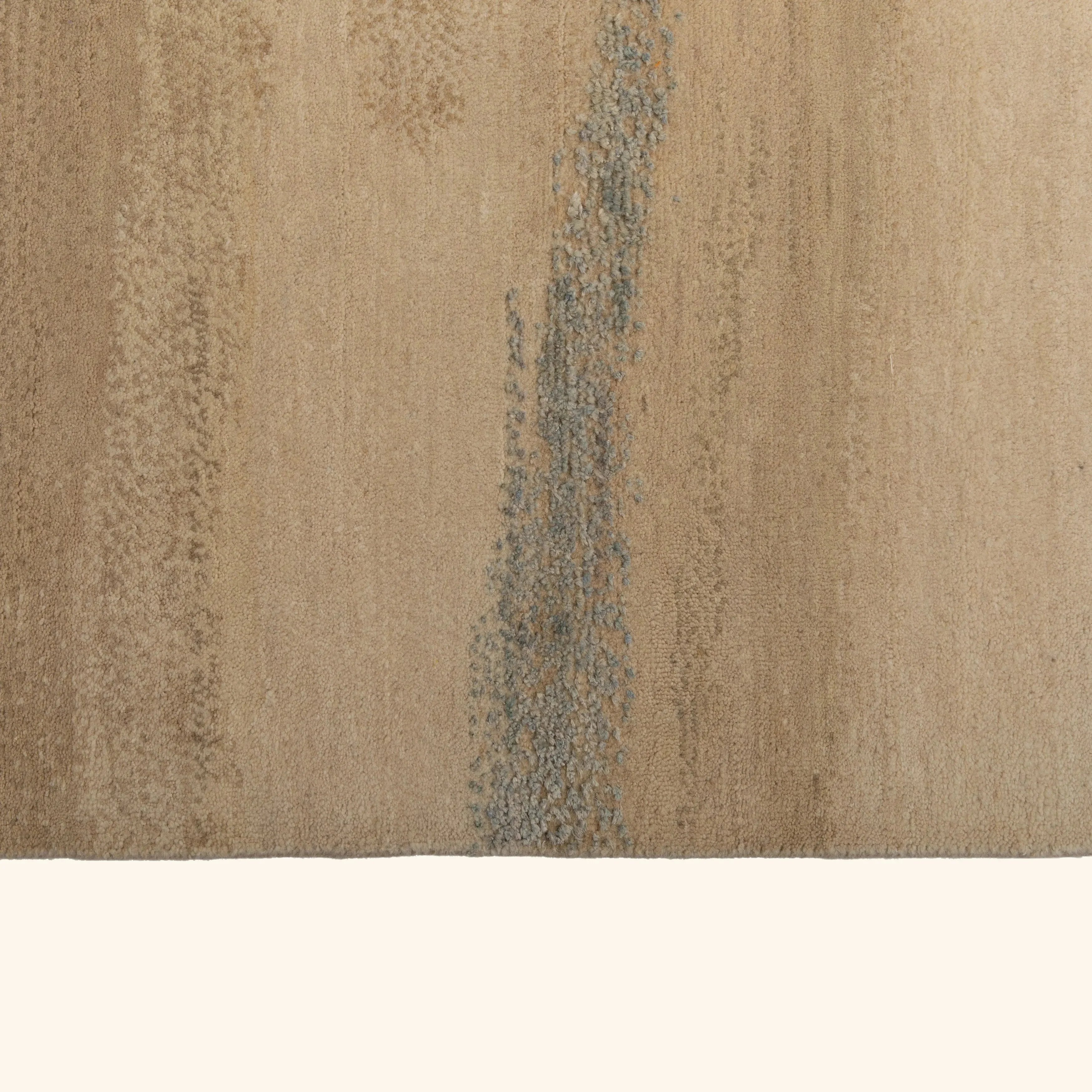 Modern Hand-Knotted Wool & Silk Rug - 8' x 10' - Image 5