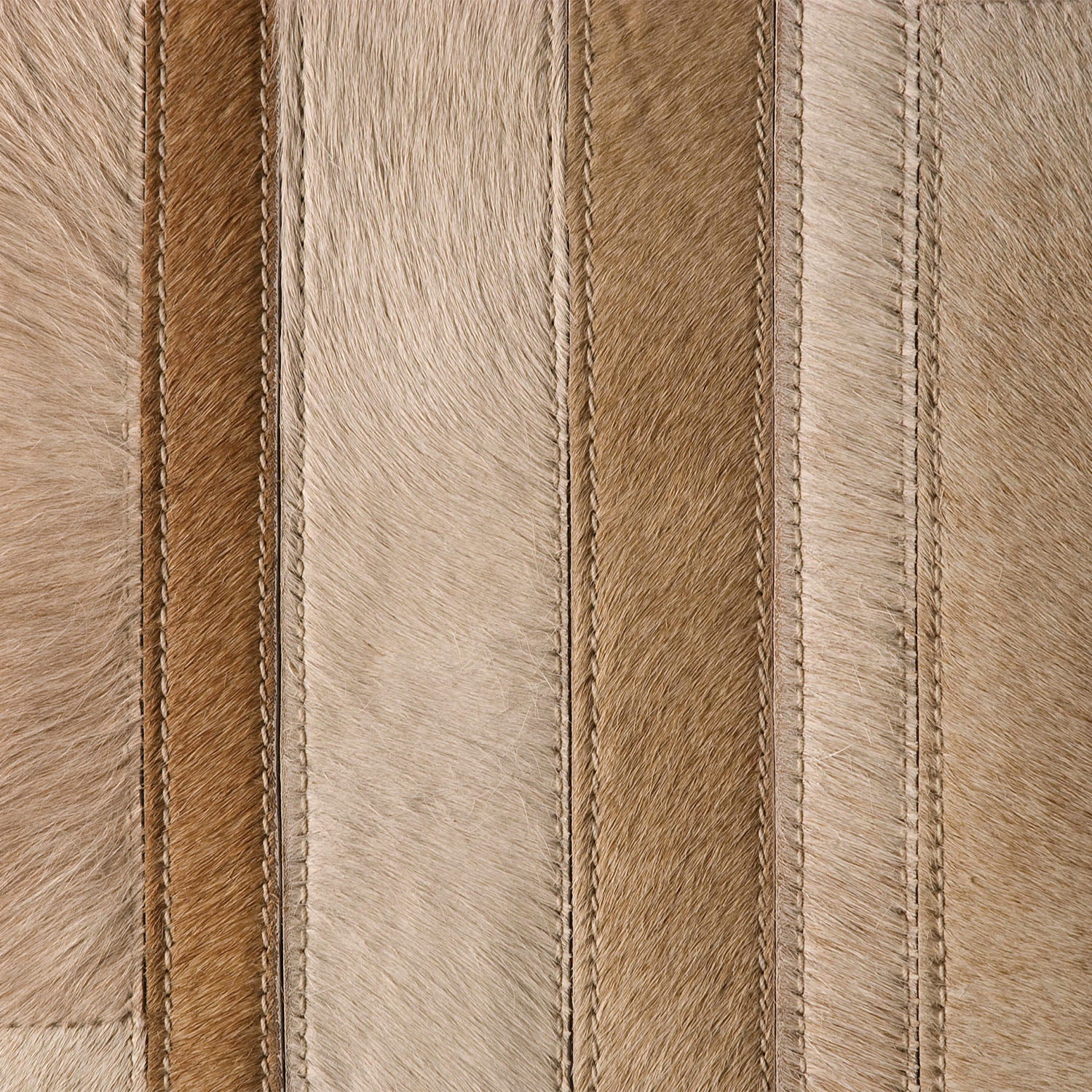 Modern Handwoven Hide Rug - 5'6" x 7'5" - Image 8