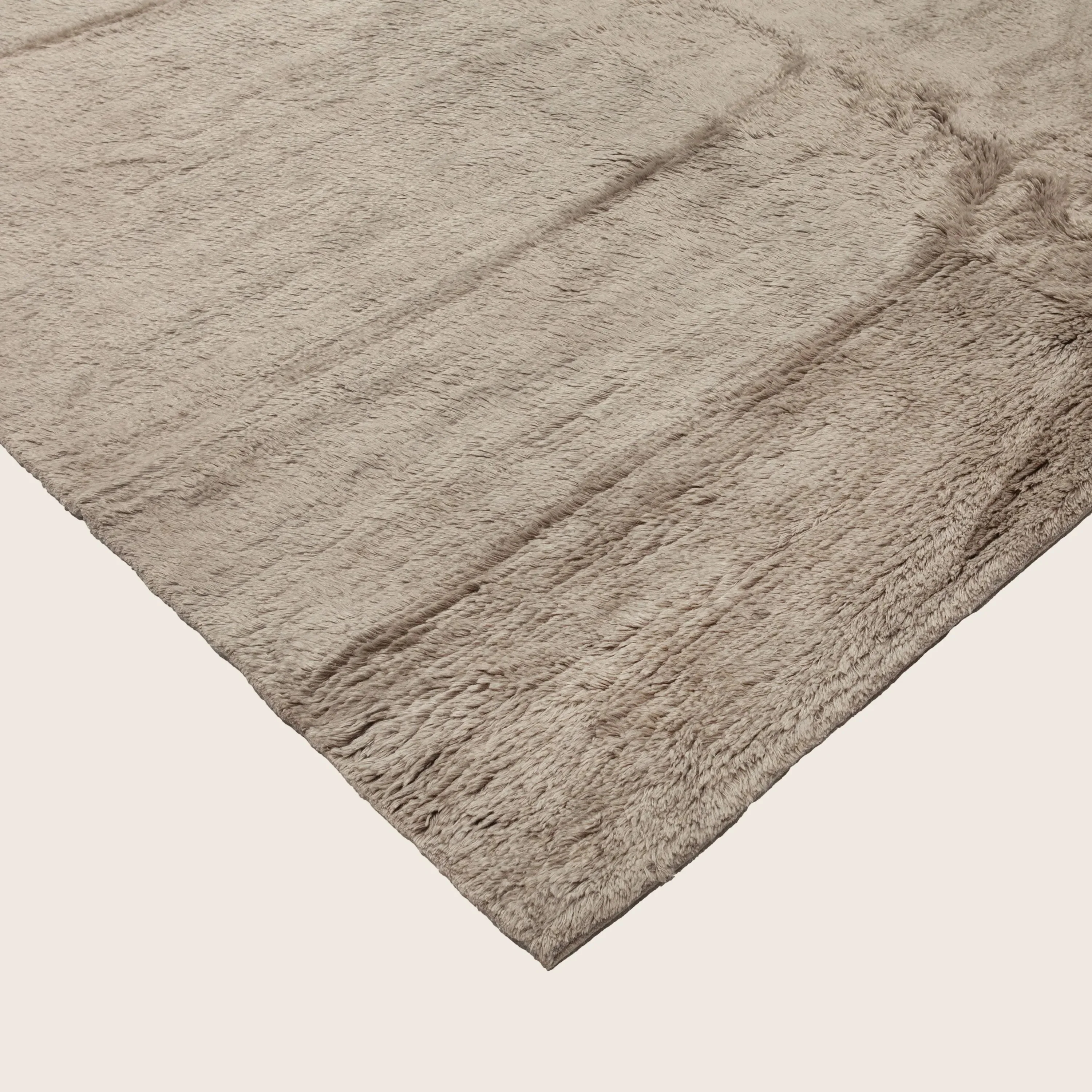 Brown Solid Mongolian Cashmere Rug - 14'x 20' - Image 3