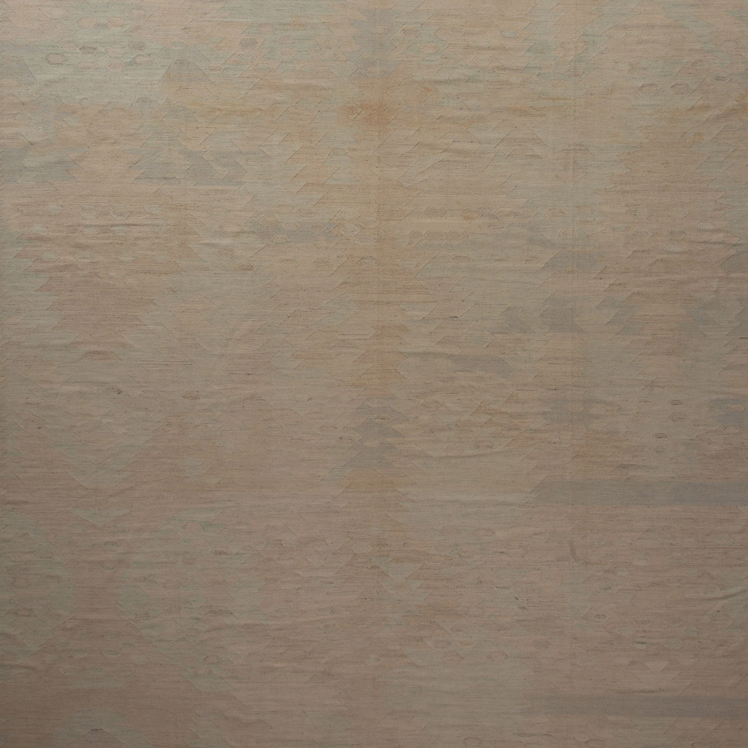 Grey Flatweave Wool Blend Rug - 12' x 18' - Image 2