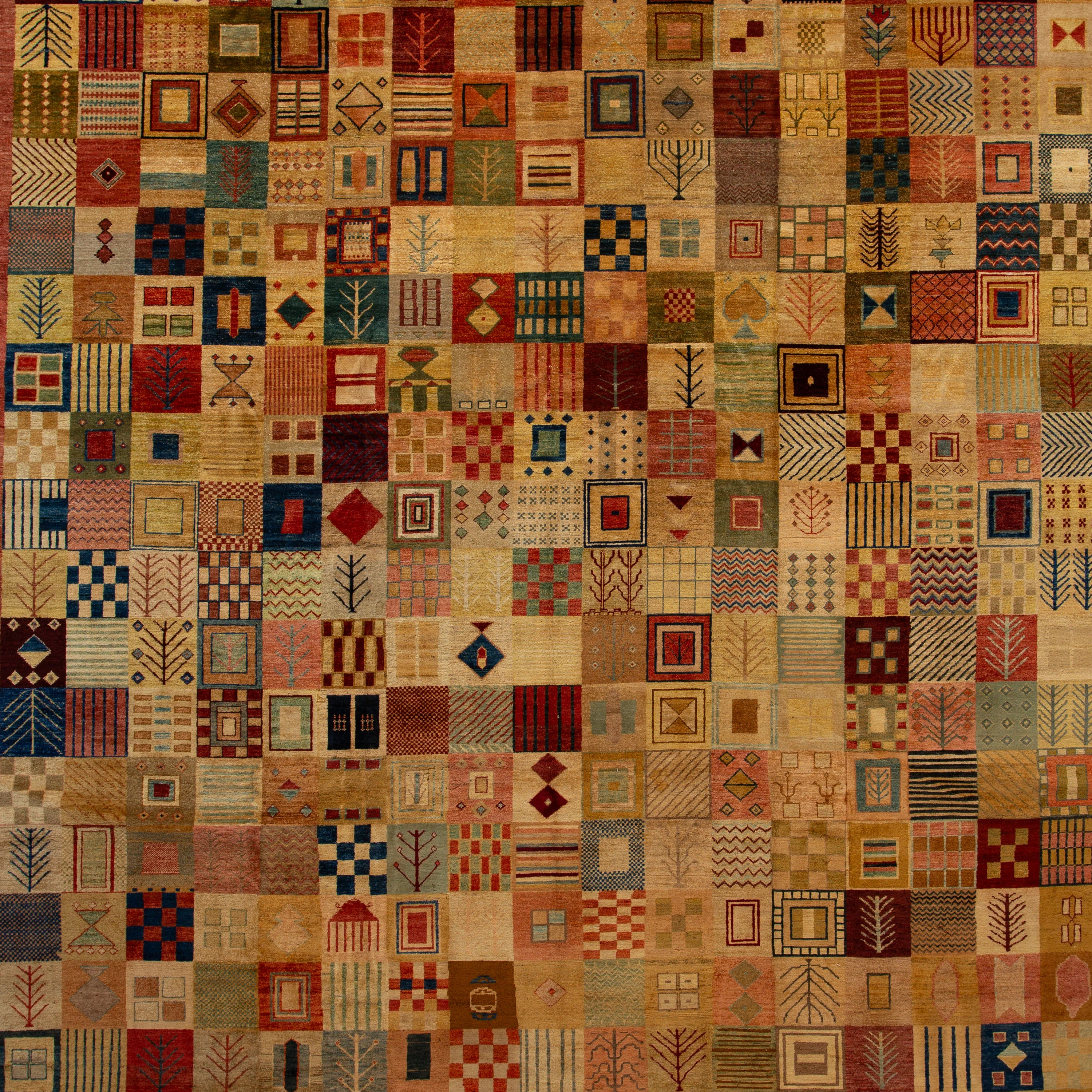 Red Modern Wool Rug - 11'3" x 14'1" - Image 2