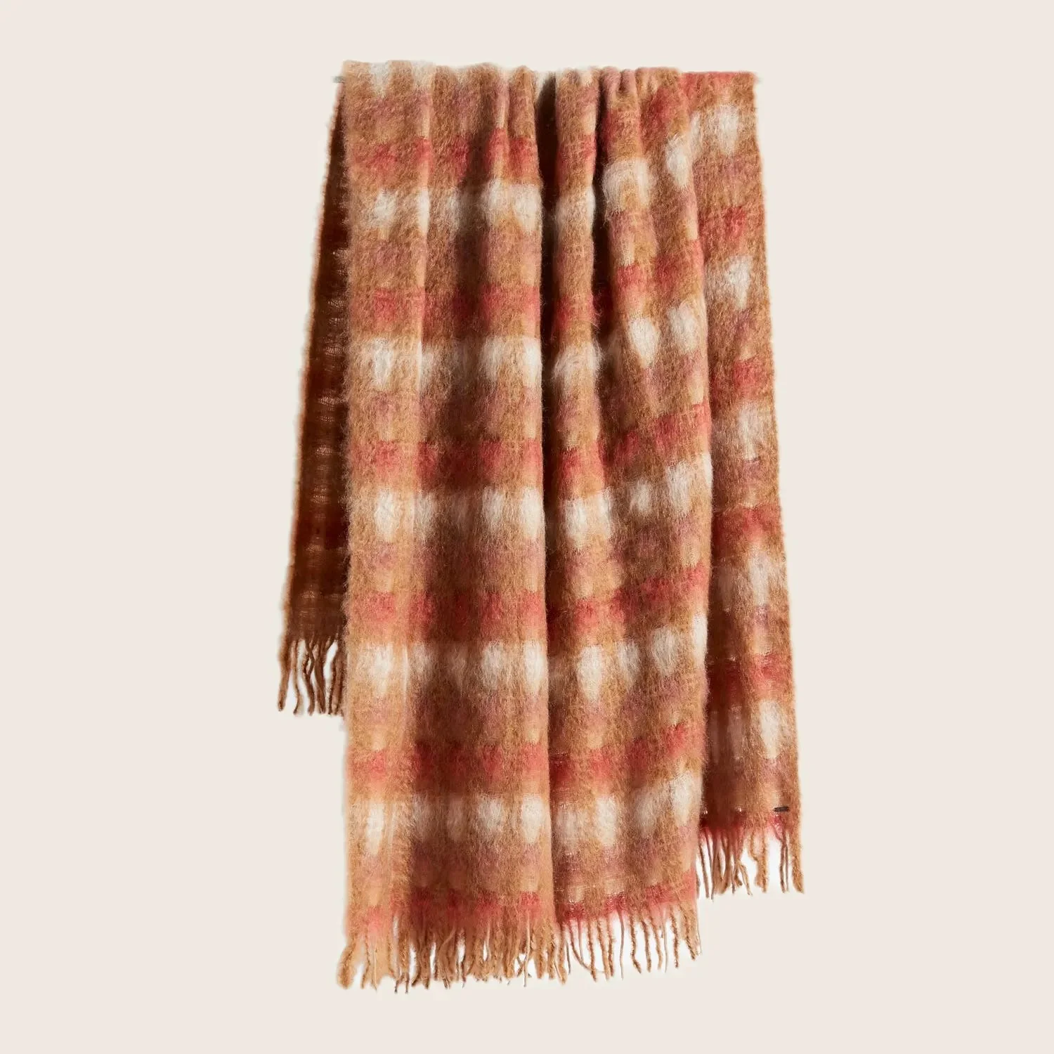 Mohair Plaid Throw - Image 7