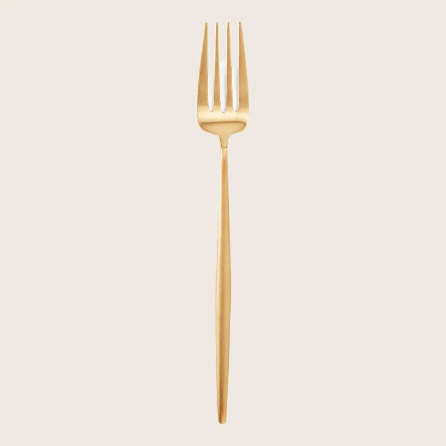 Moon Serving Carving Fork Brushed Gold - Image 3
