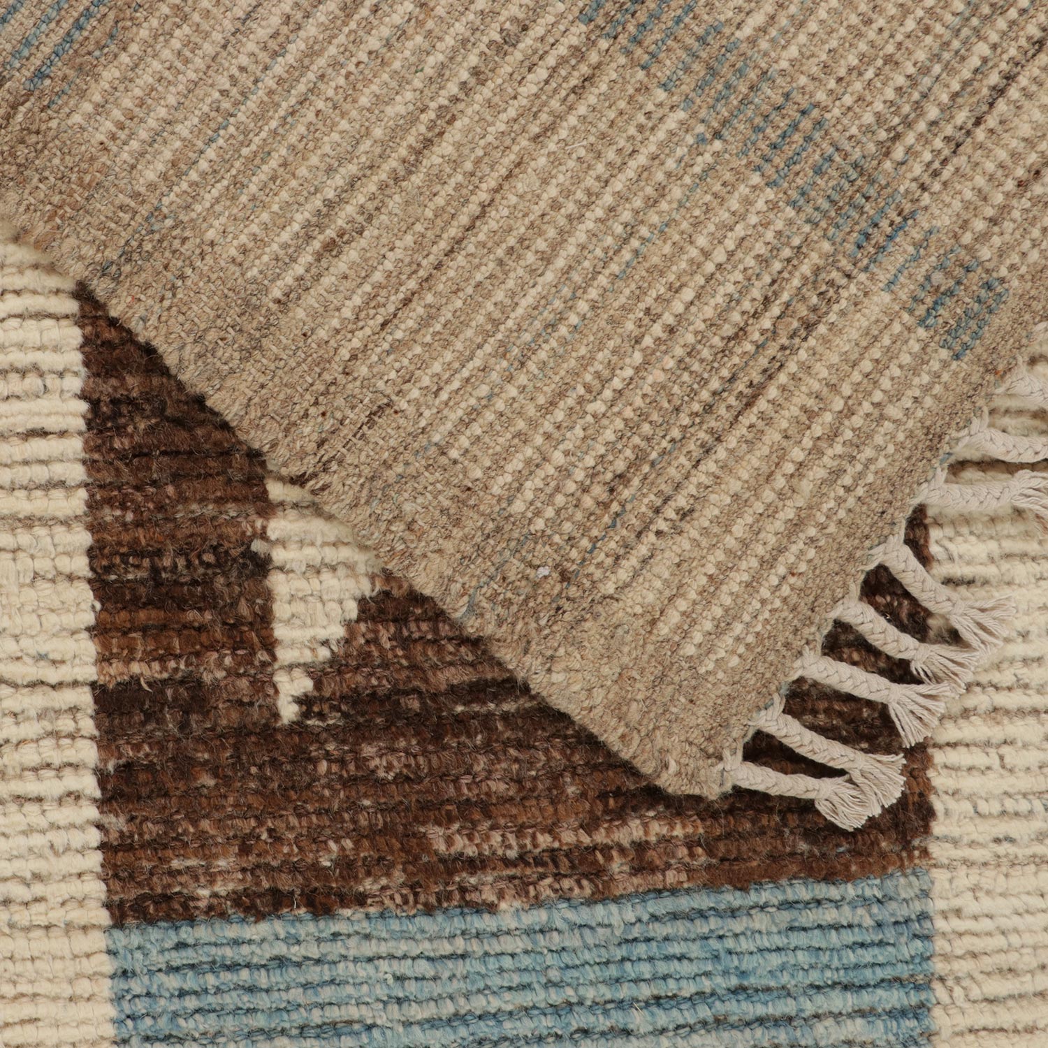 Multicolored Moroccan Wool Rug - 8'1" x 9'8" - Image 7