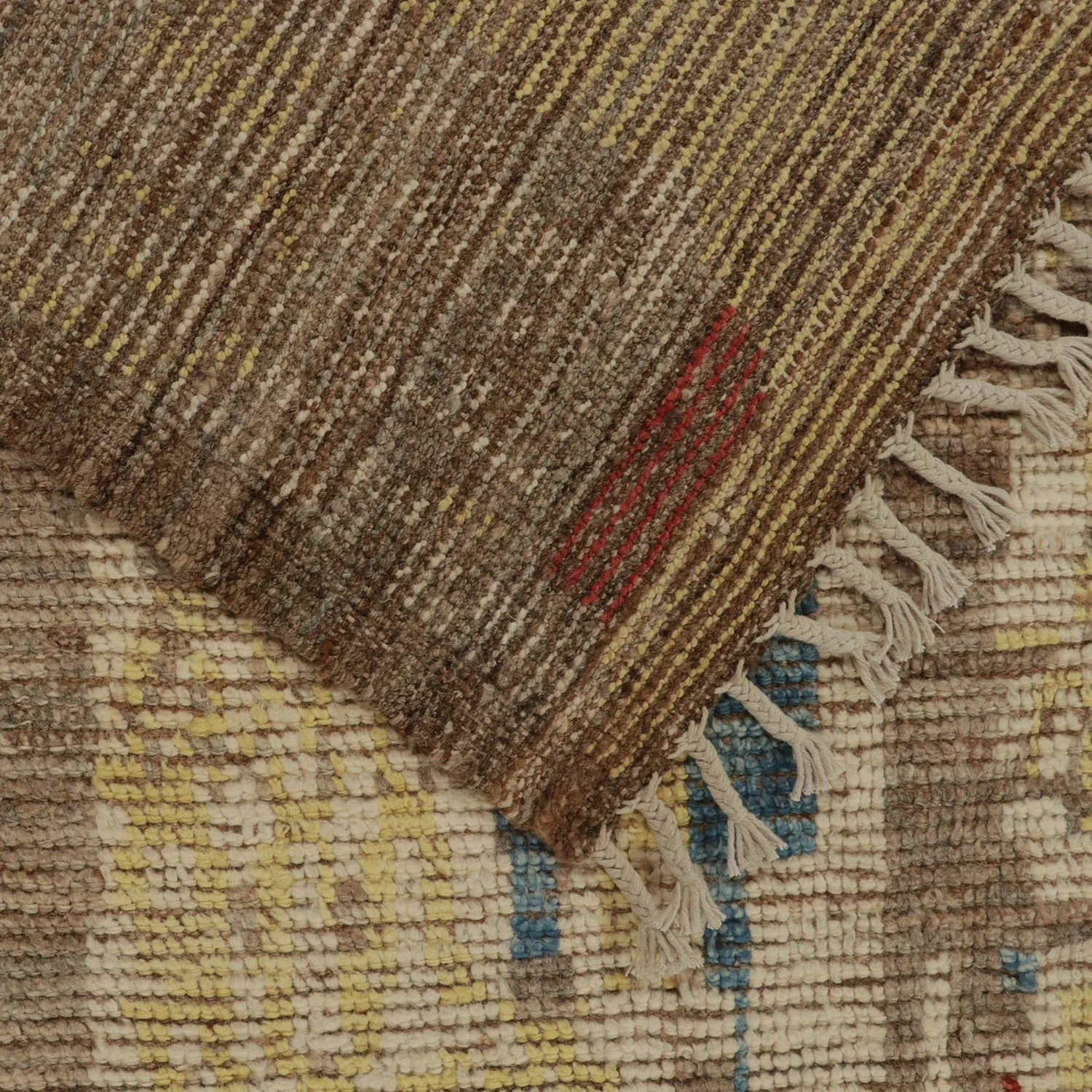 Multicolored Moroccan Wool Rug - 9'3" x 11'6" - Image 9