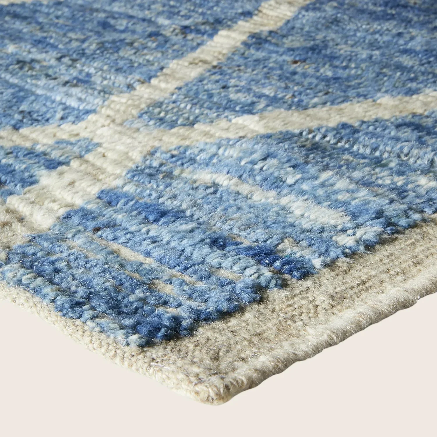 Blue Vintage Moroccan Style Rug - 10'2" x 13'9" - Image 3