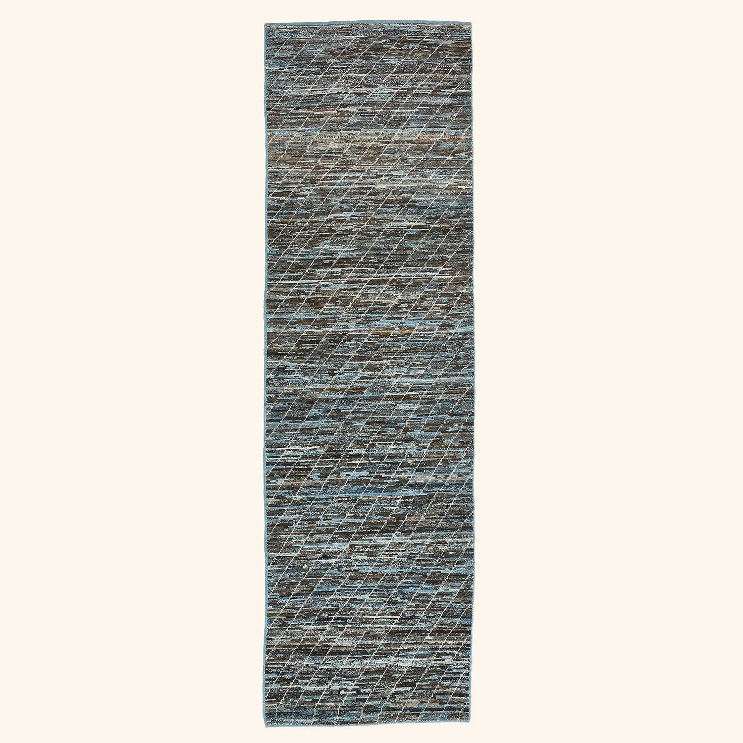 Brown Moroccan Wool Runner - 2'11" x 13' - Image 2