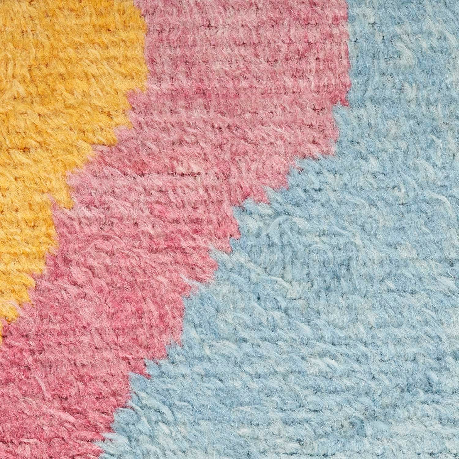 Multi Moroccan Wool Rug - 7'11" x 10'11" - Image 3