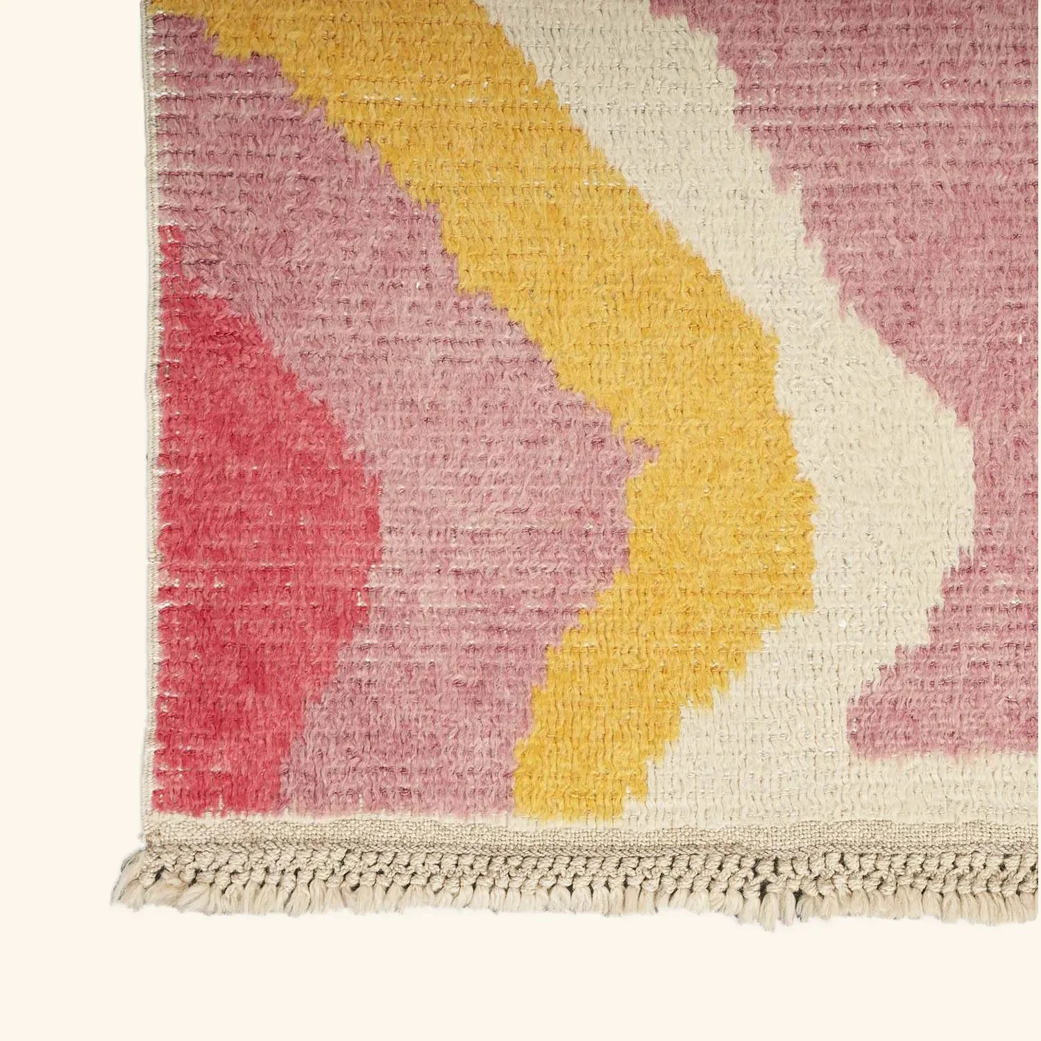 Multi Moroccan Wool Rug - 9'8" x 12'9" - Image 4