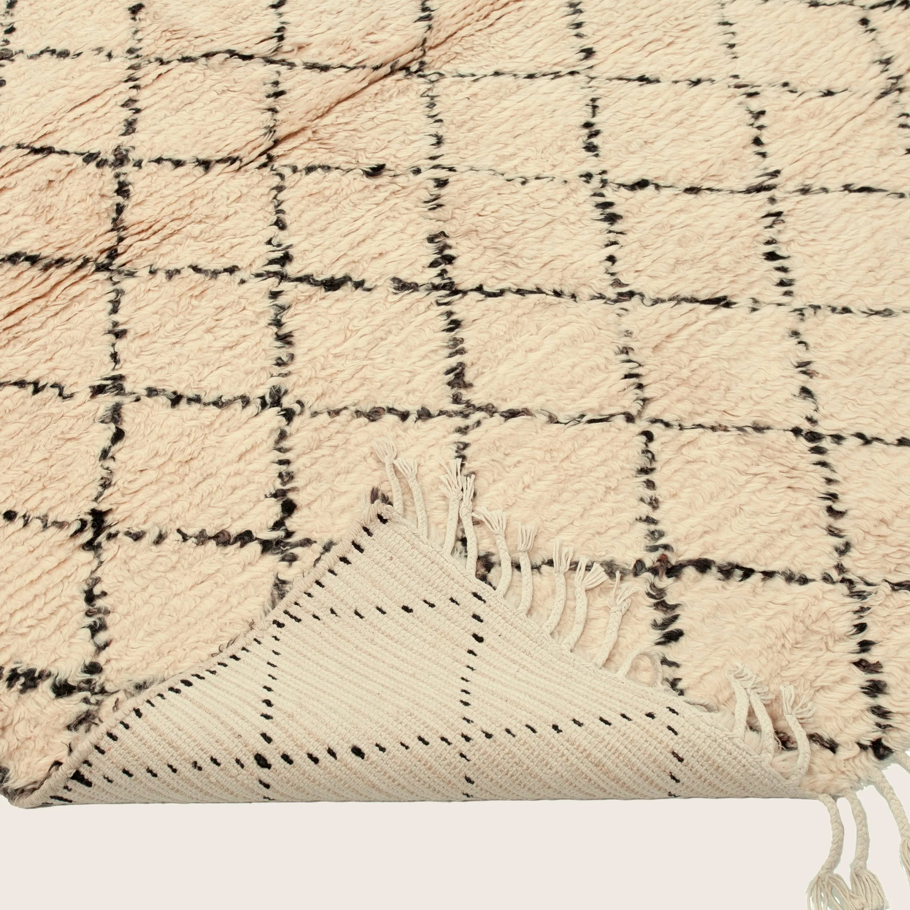 Natural Moroccan Wool Runner - 5' x 7'9" - Image 4