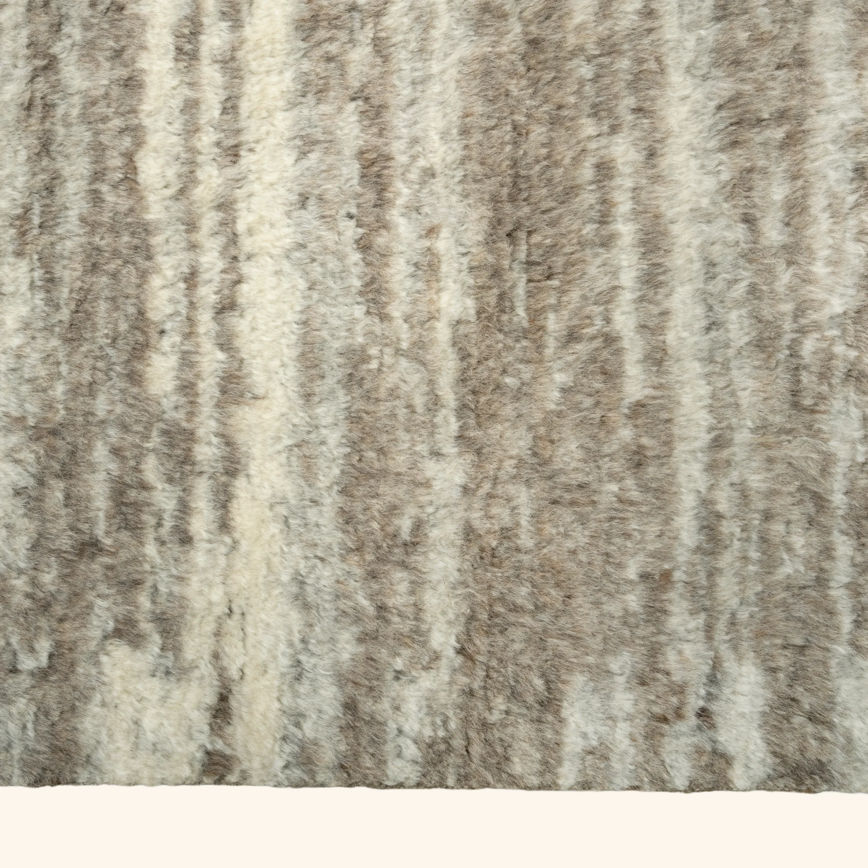 Grey Moroccan Wool Rug - 10' x 14'2" - Image 4
