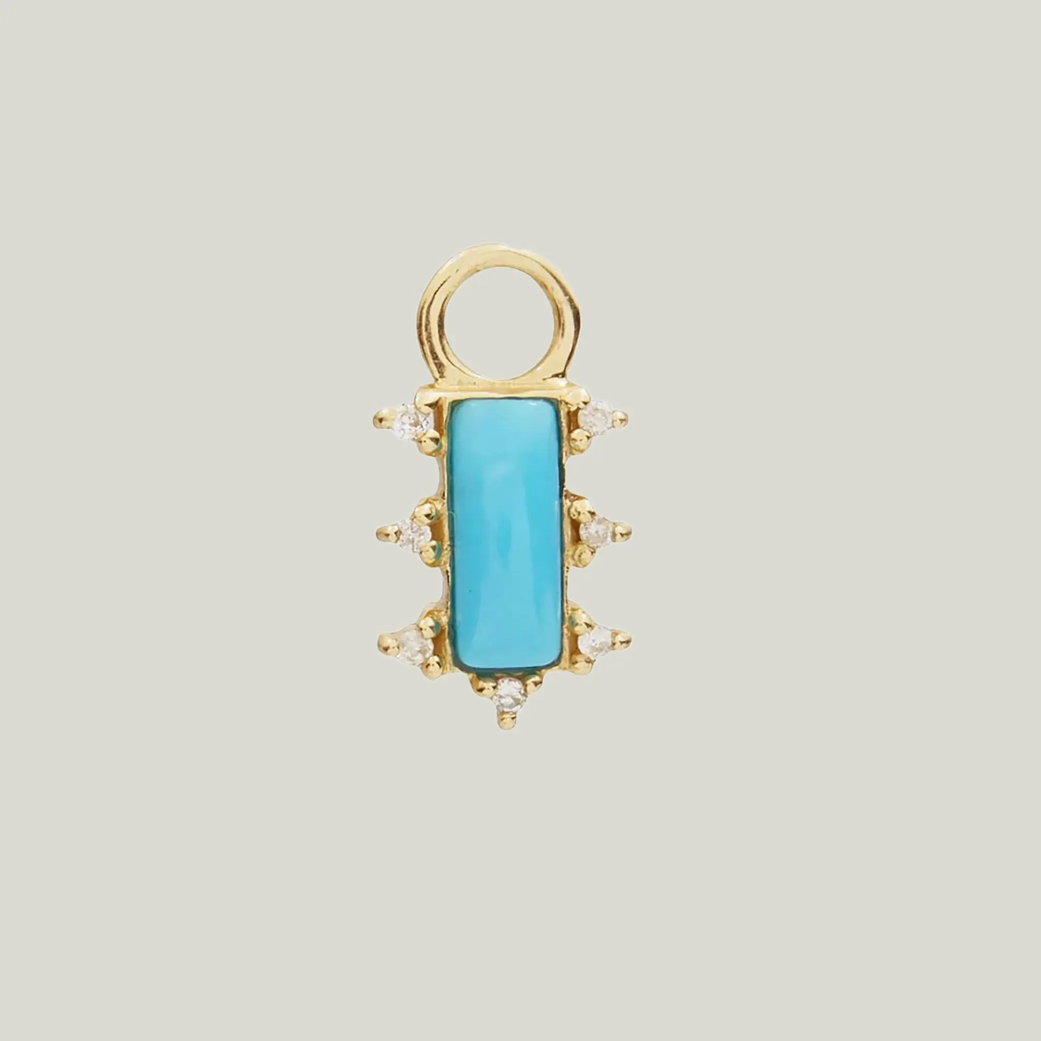 Mosaic Charm with Turquoise