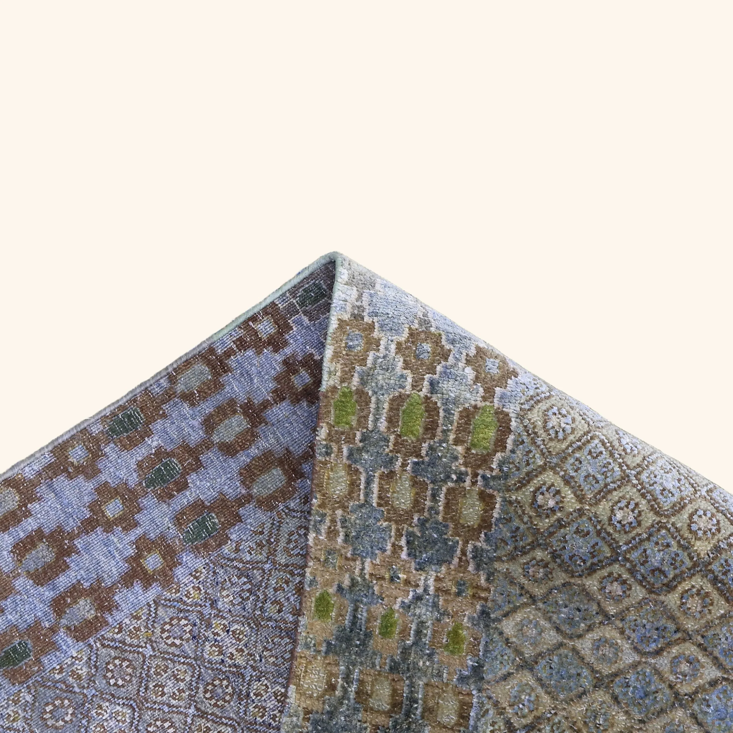 Multicolored Alchemy Traditional  Silk Wool Blend Rug - 15'10" x 20'4" - Image 9