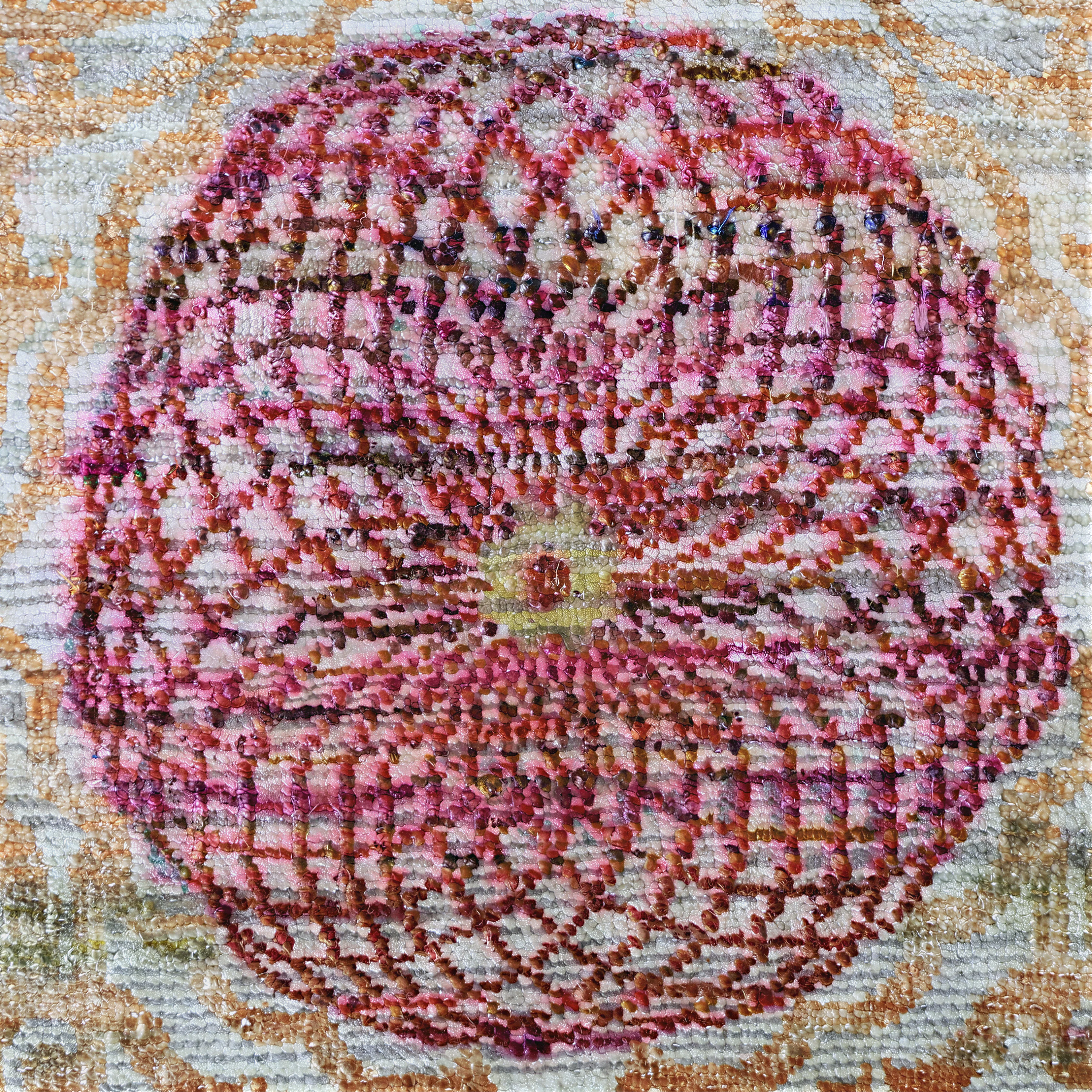 Multicolored Alchemy Transitional Silk Rug - 6'1" x 9'1" - Image 4