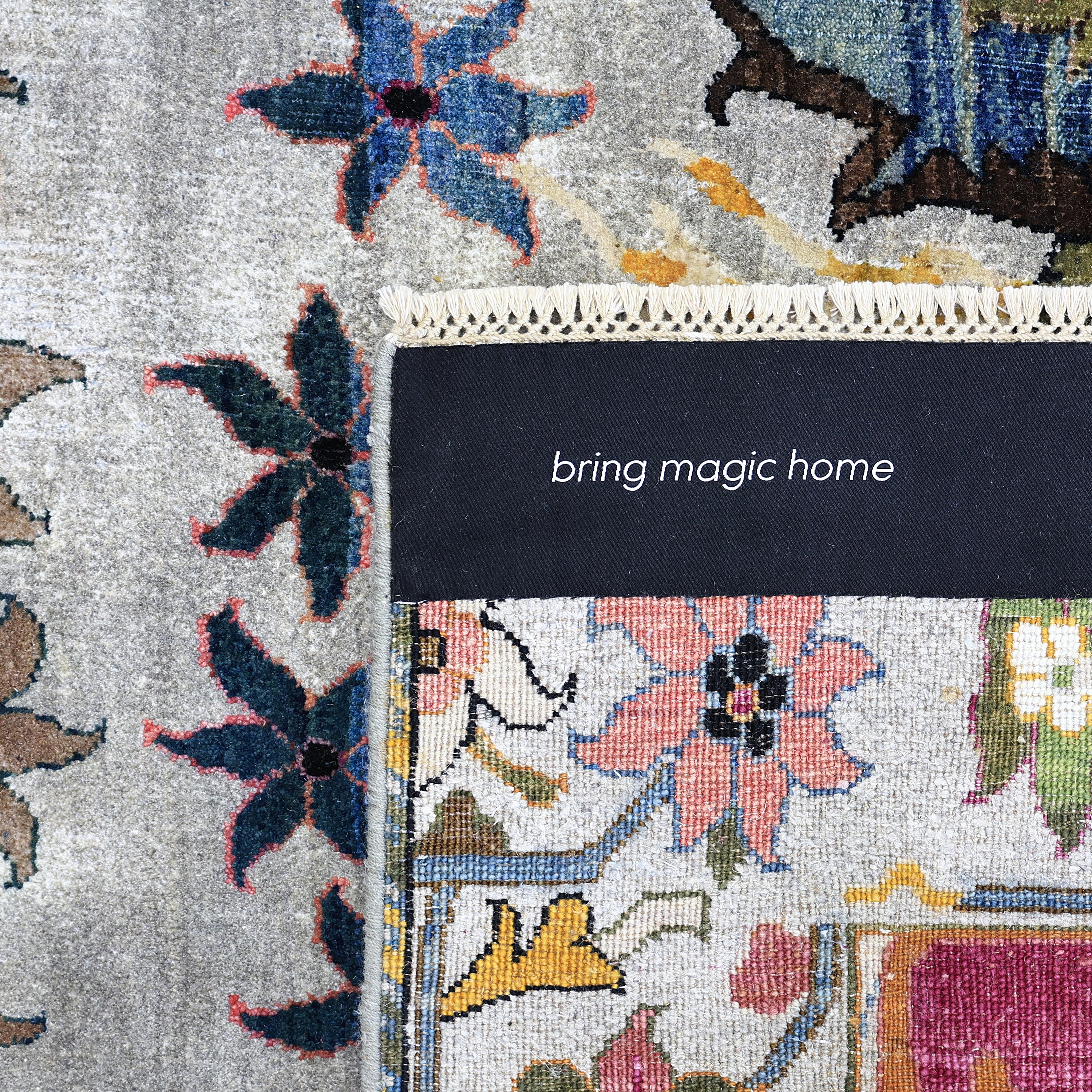 Multicolored Alchemy Transitional Wool Rug - 8'2" x 9'7" - Image 6