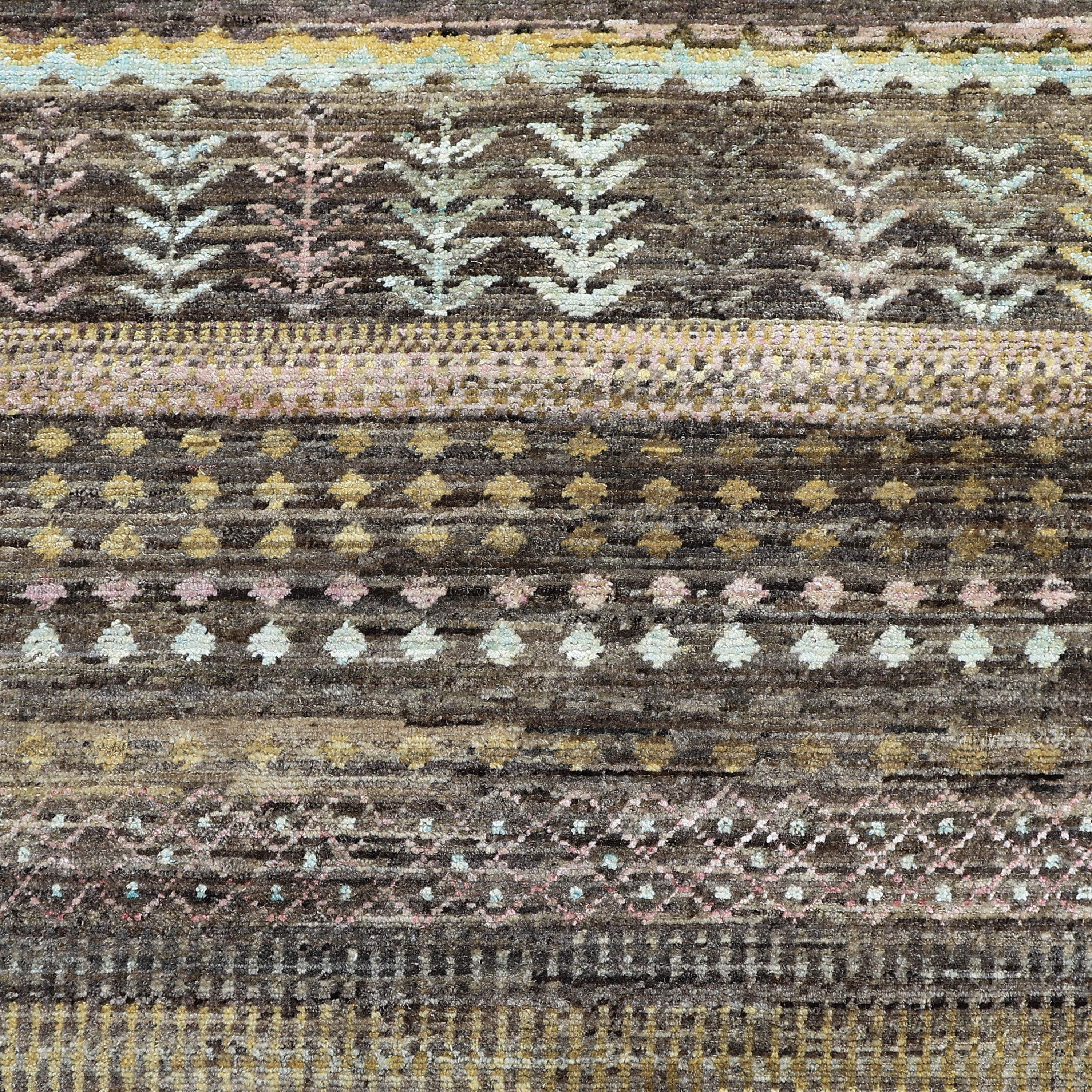 Multicolored Alchemy Transitional Wool Rug - 9' x 11'5" - Image 4