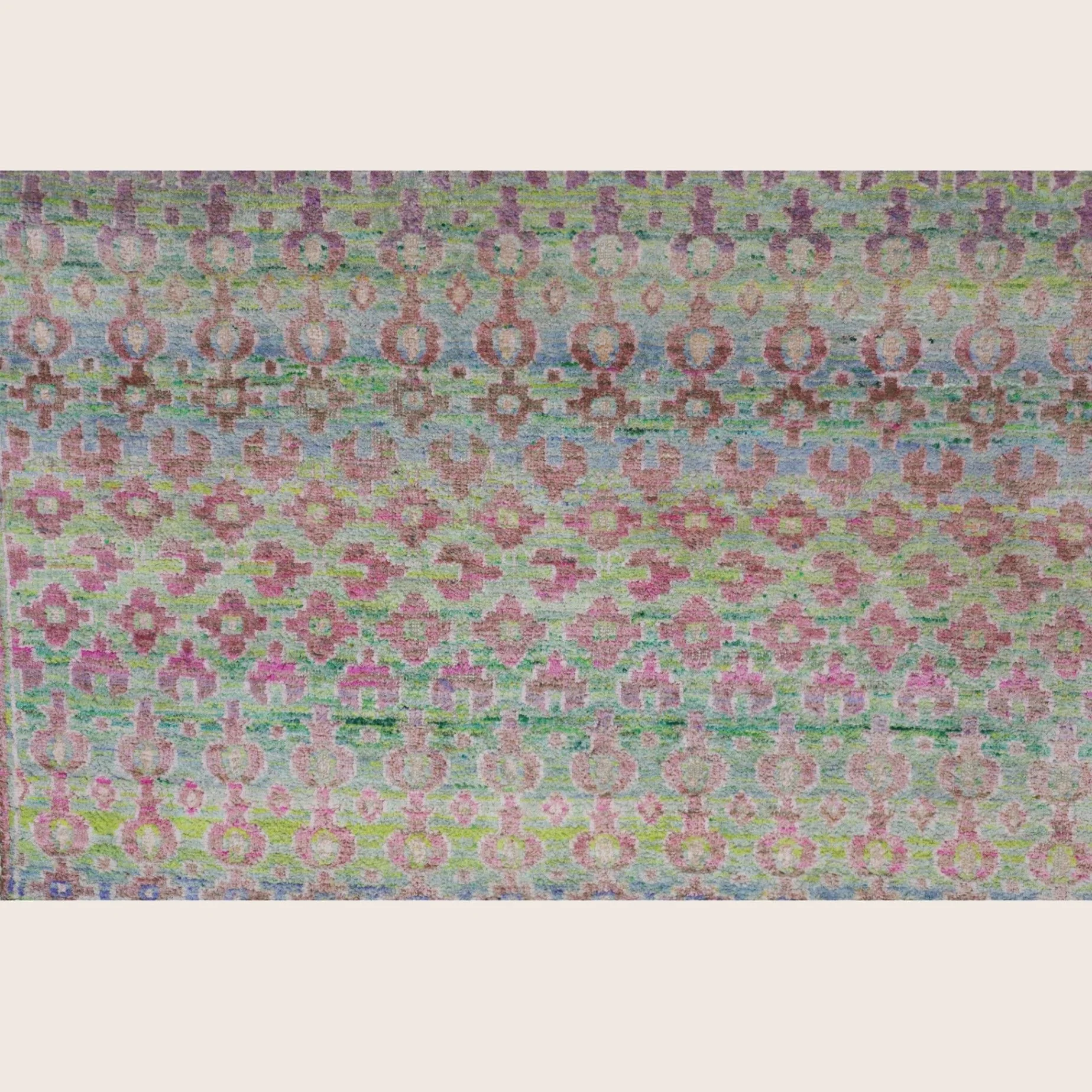 Multicolored Aura Transitional Saree Silk Rug - Image 8