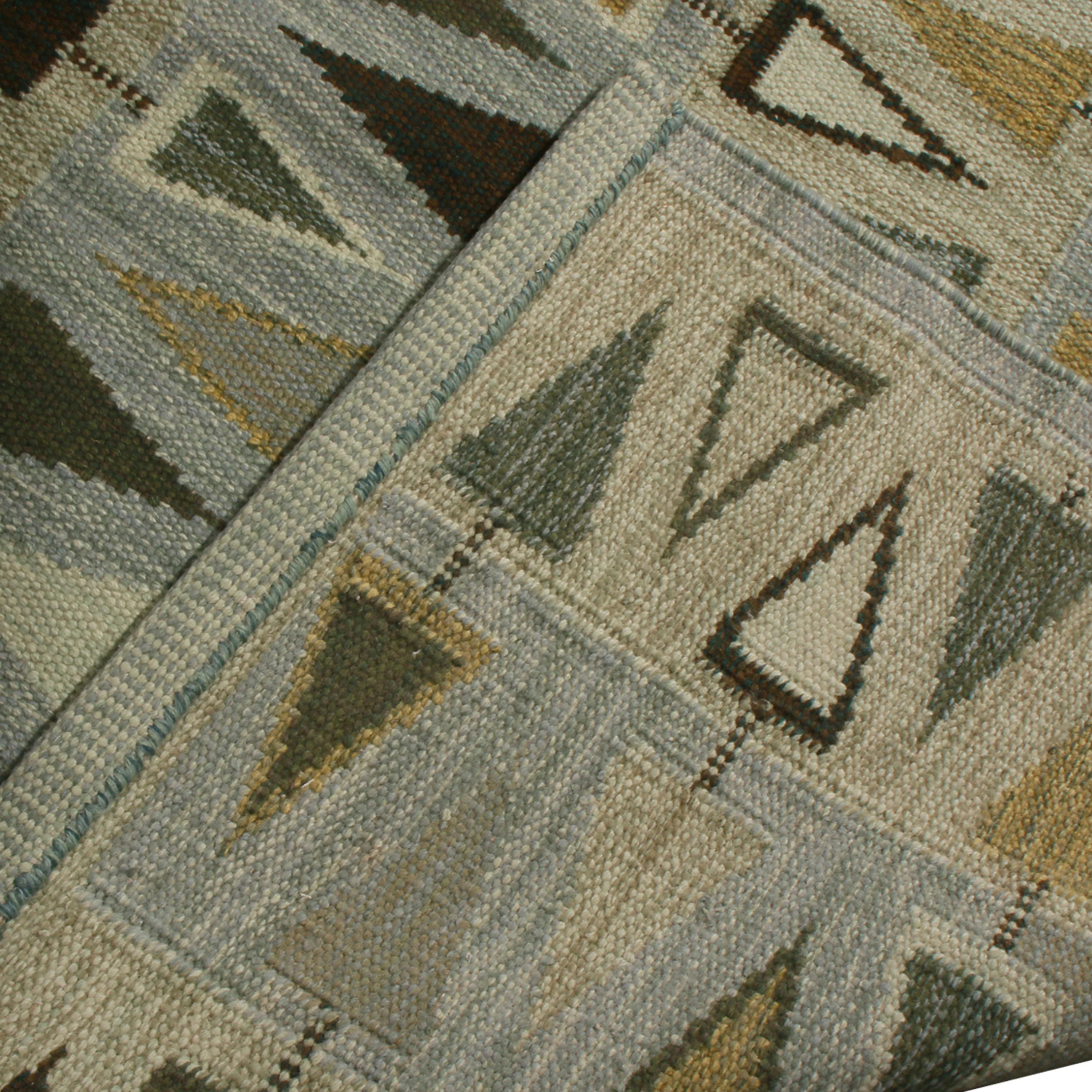 Multicolored Flatweave Natural Fiber Rug - 9'2" x 11'11" - Image 4