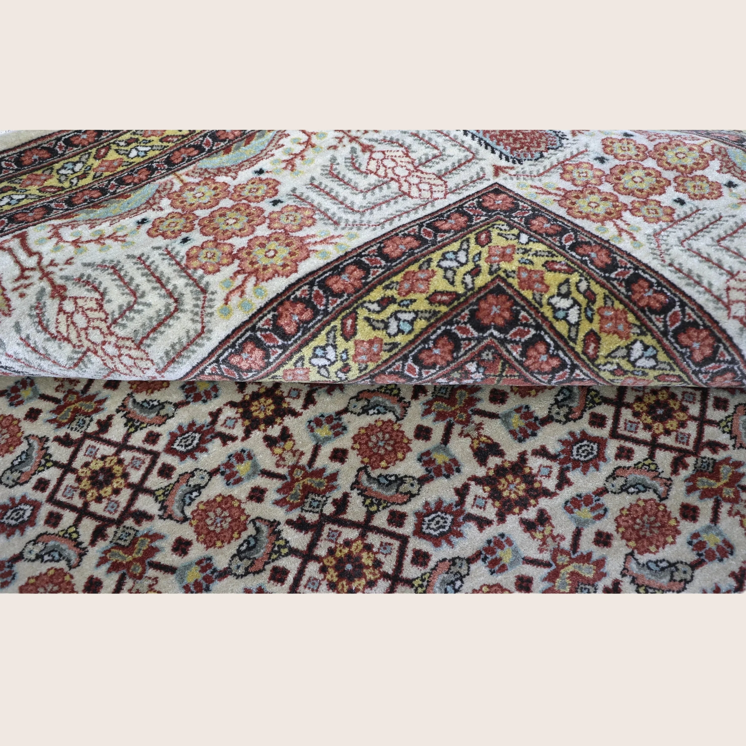 Multicolored Traditional Wool Rug - 9' x 12' - Image 2