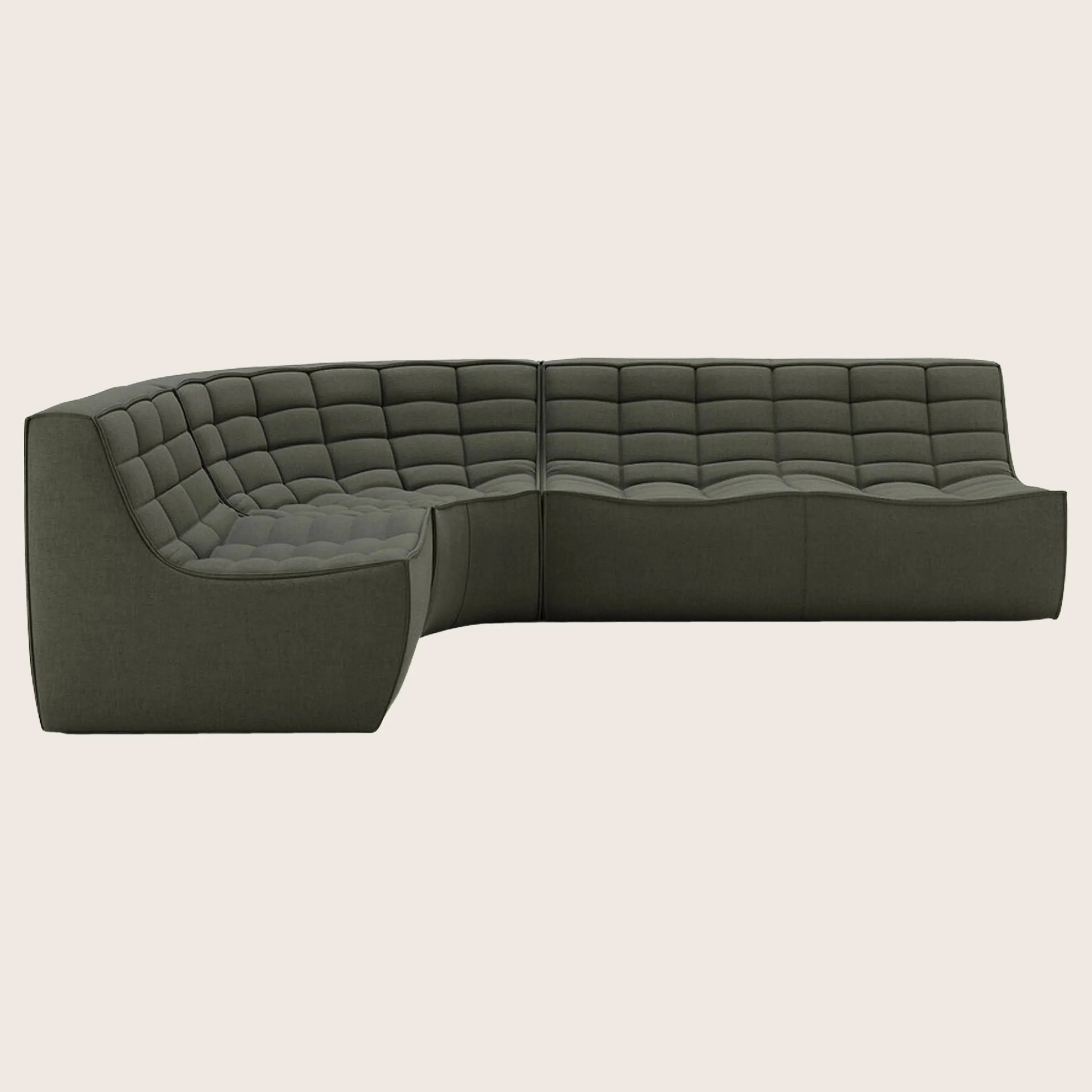 N701 Modular Round-Corner Sectional
