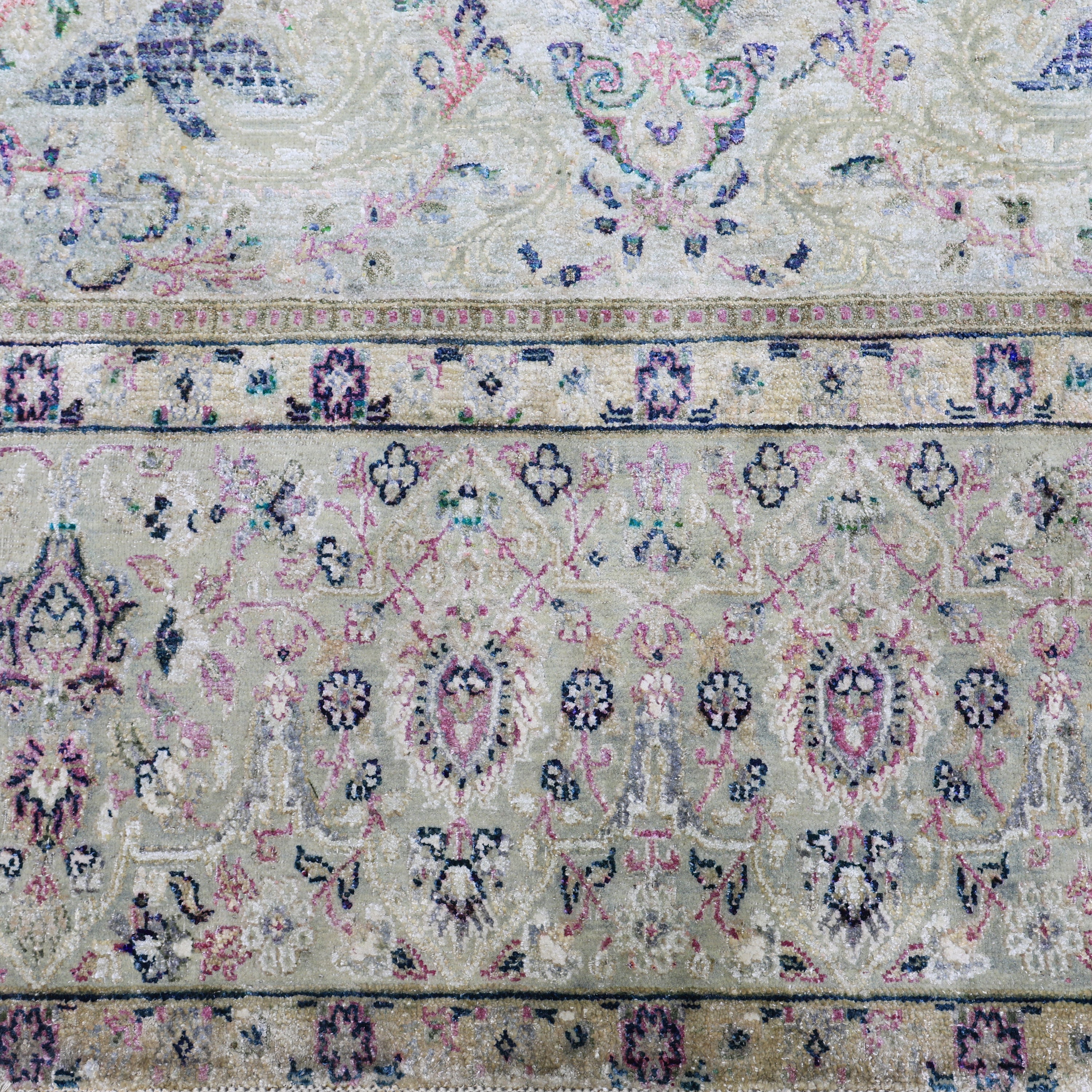 Natural Alchemy Transitional Silk Wool Blend Rug - 9'10" x 13'10" - Image 3