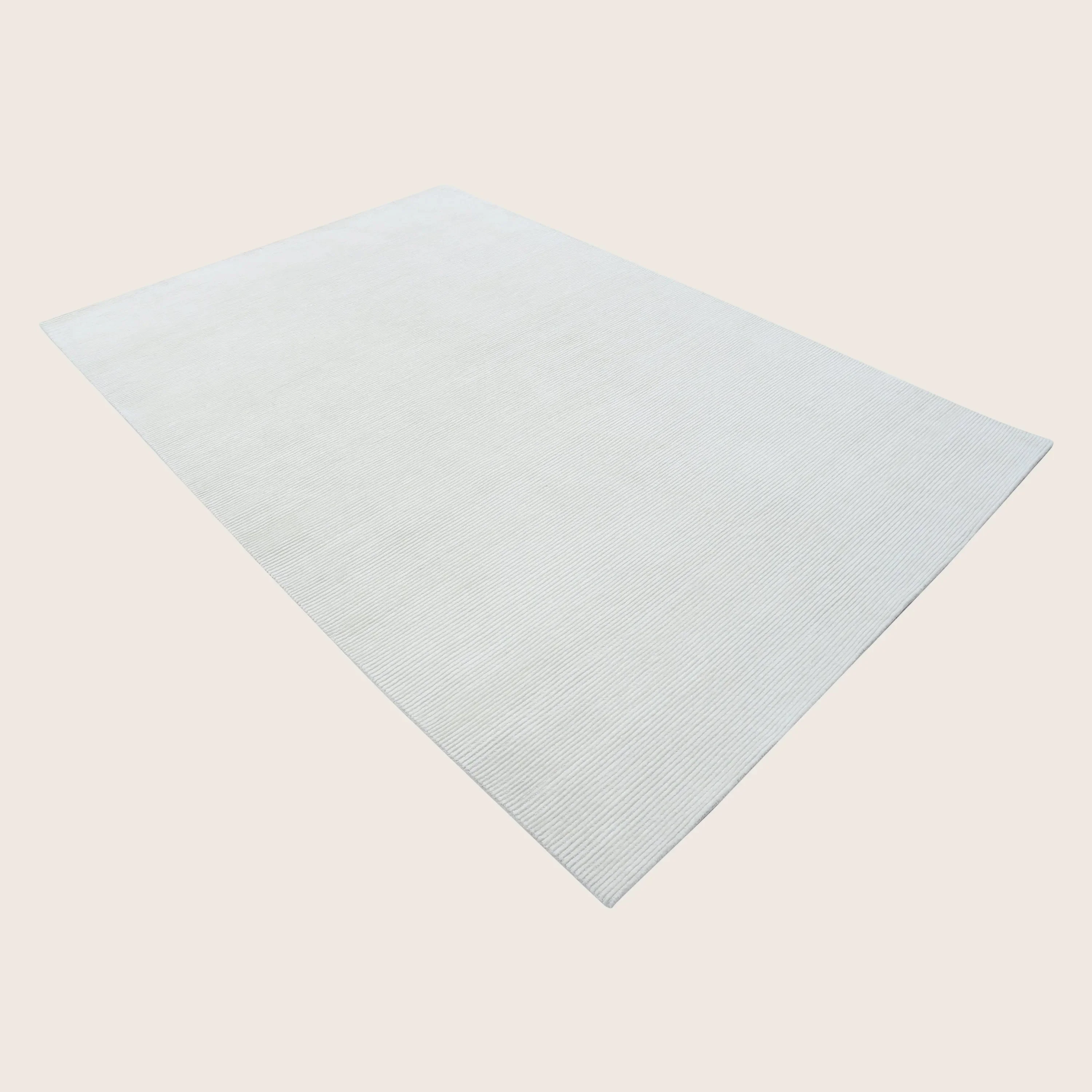 Natural Solid Australian Merino Rug - 6' x 9' - Image 4