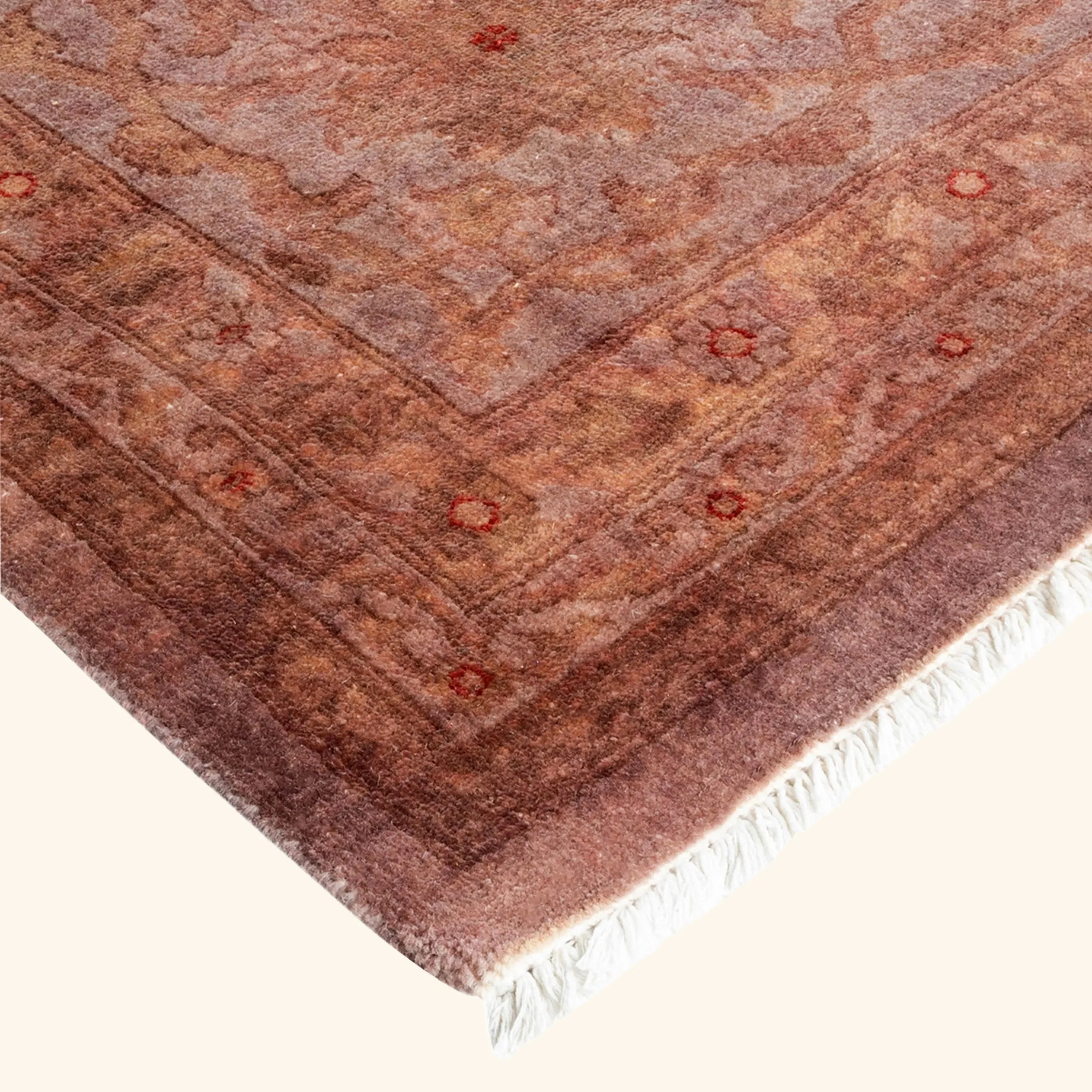 Dusty Pink Samsara Wool Rug - 10'1" x 13'9" - Image 2