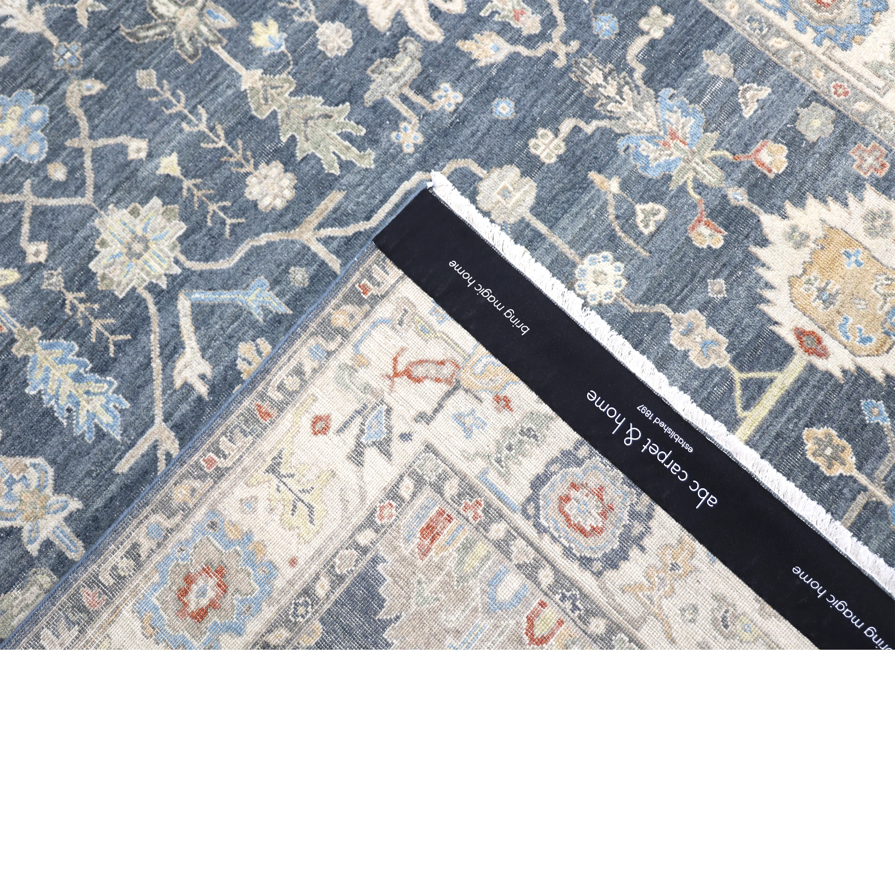 Navy Antique Revival Wool Rug - Image 15