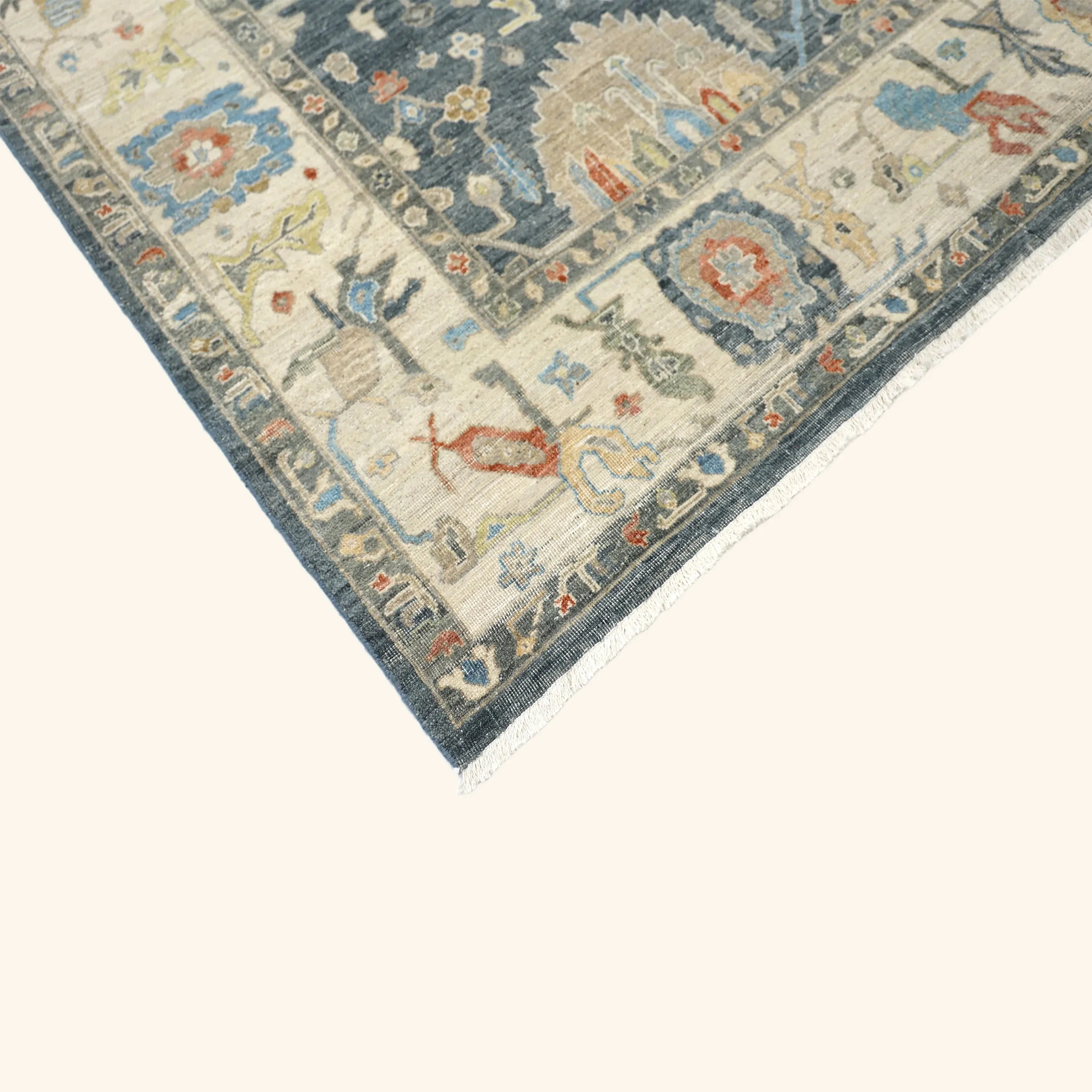 Navy Antique Revival Wool Rug - Image 27