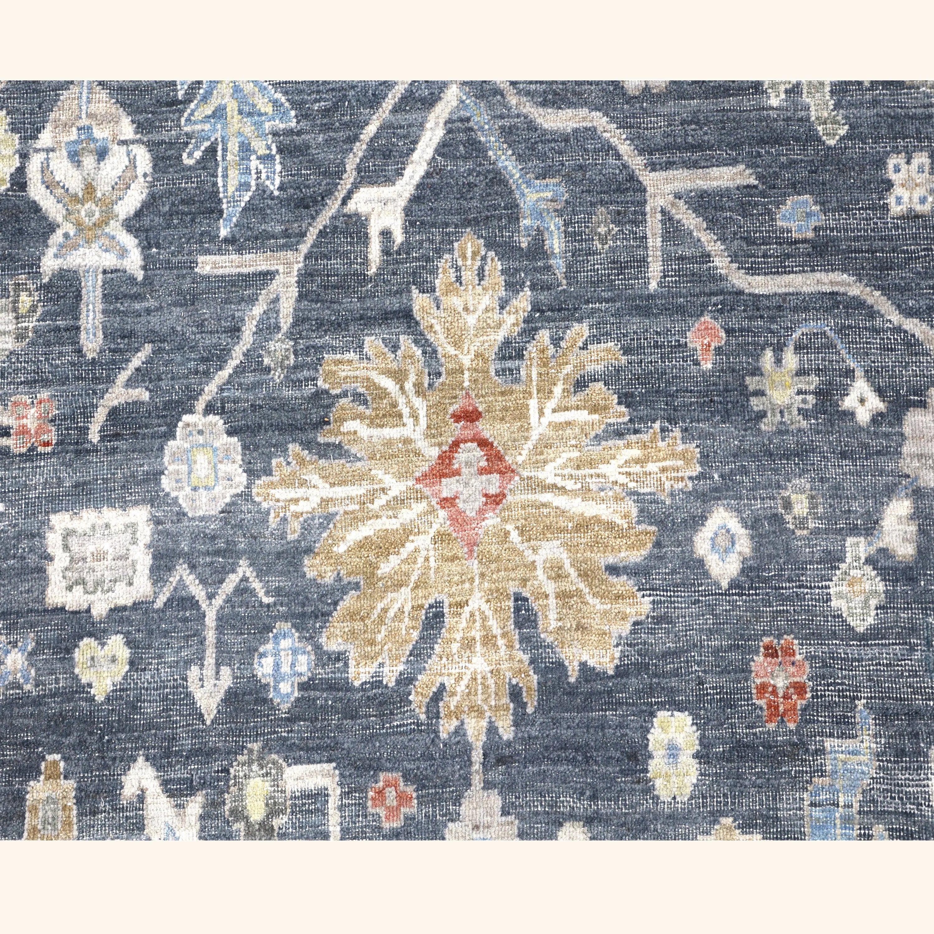 Navy Antique Revival Wool Rug - Image 28