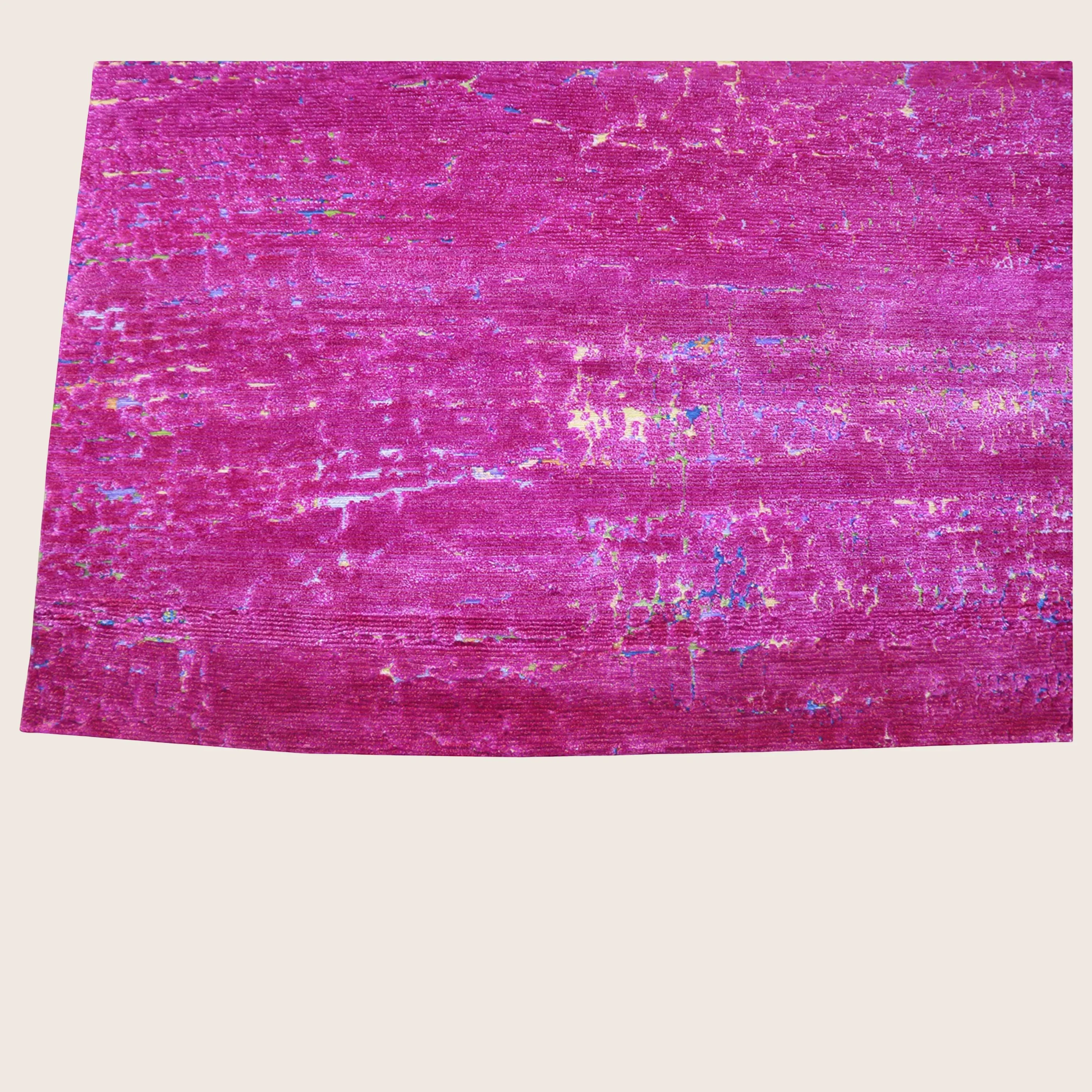 Pink Nu Vibrant Silk Tibetan Rug - Image 18
