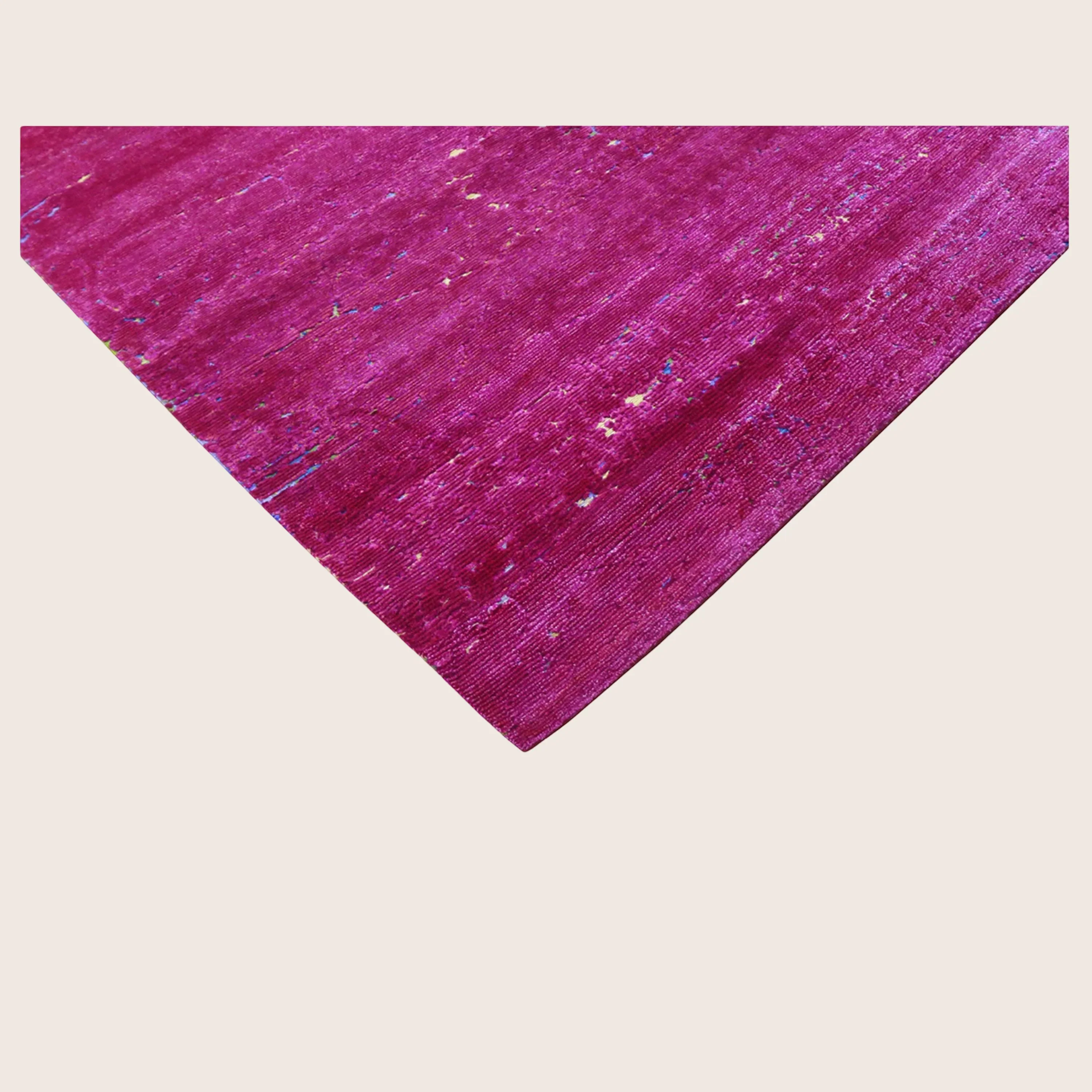 Pink Nu Vibrant Silk Tibetan Rug - Image 3