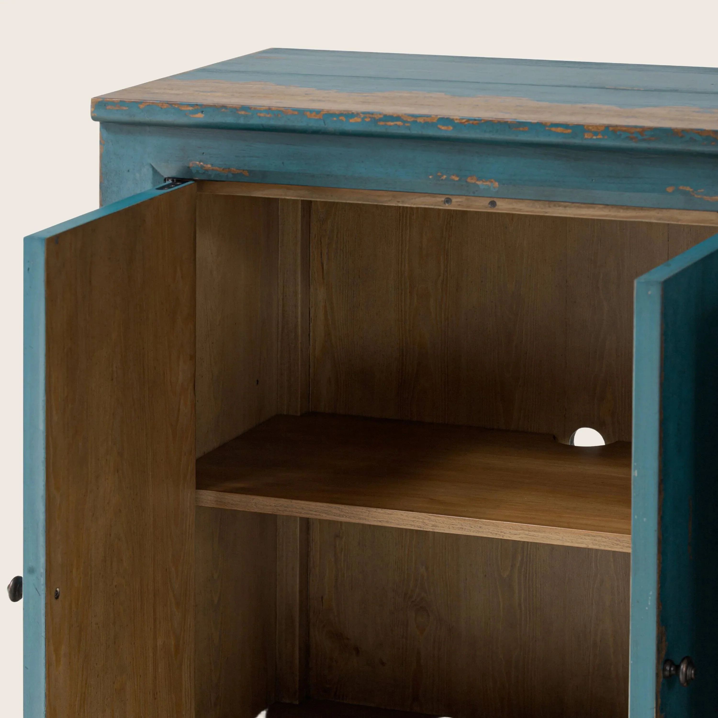Nostalgia Blue Chippy Cabinet - Image 6