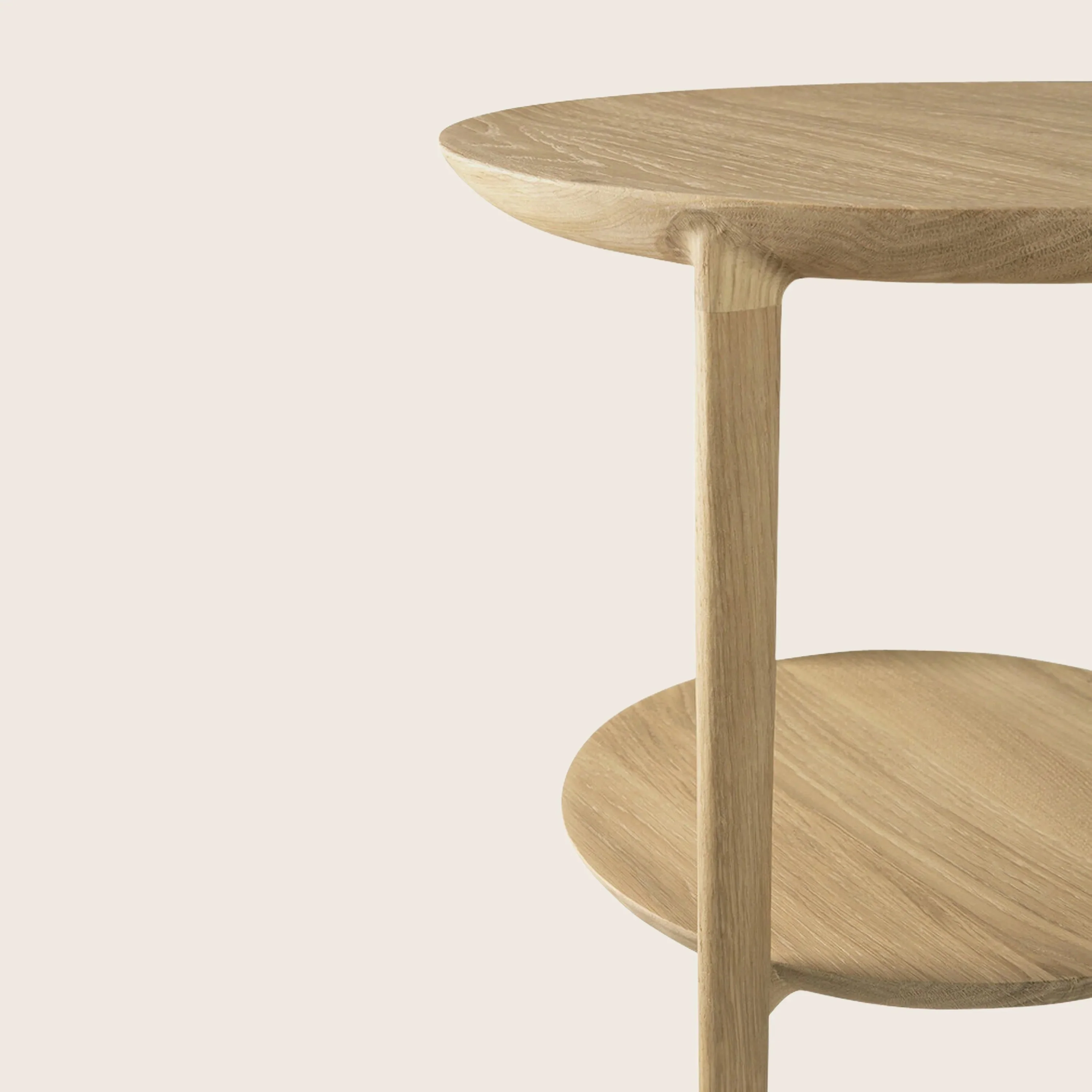 Oak Bok Side Table - Image 3