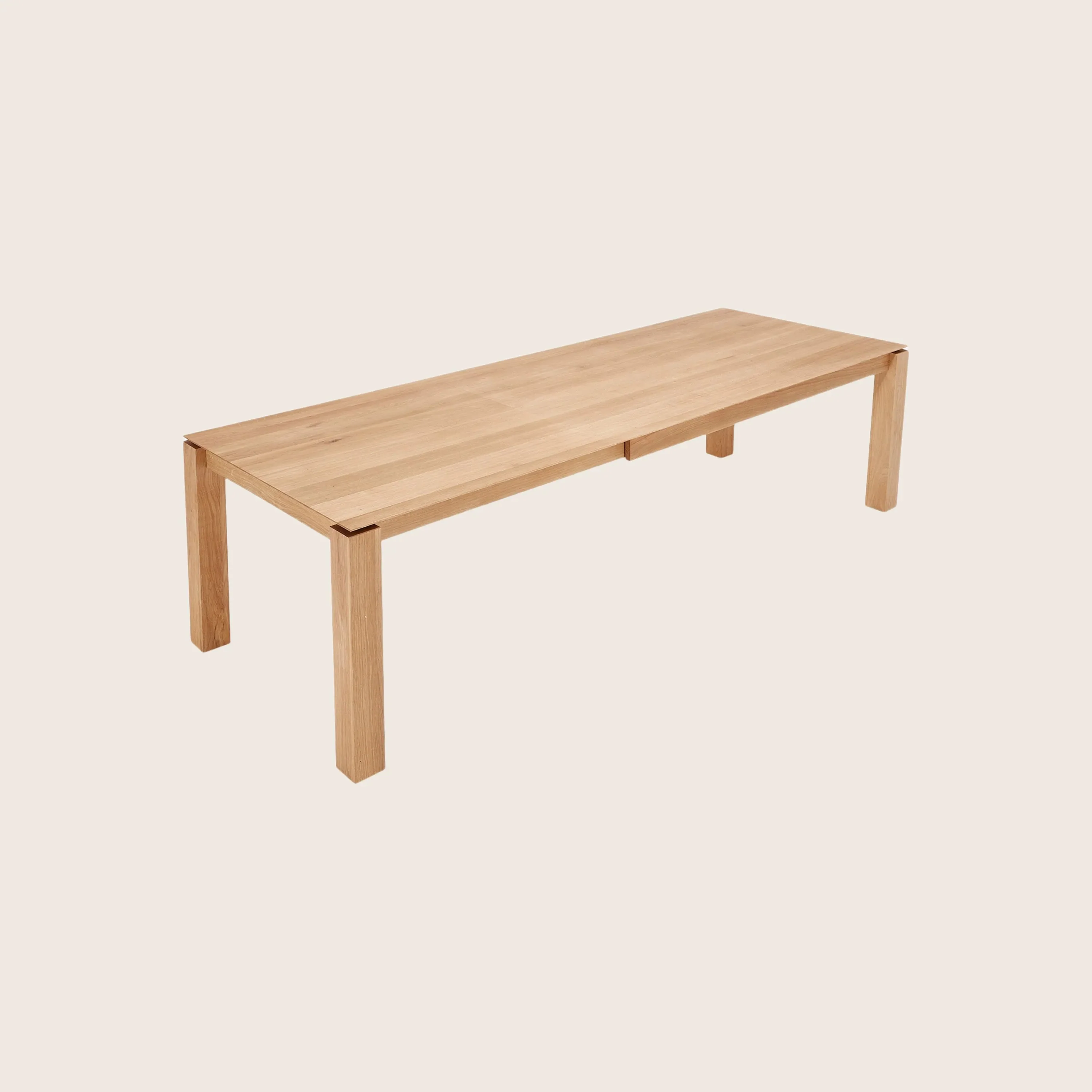 Oak Slice Extendable Dining Table - Image 2