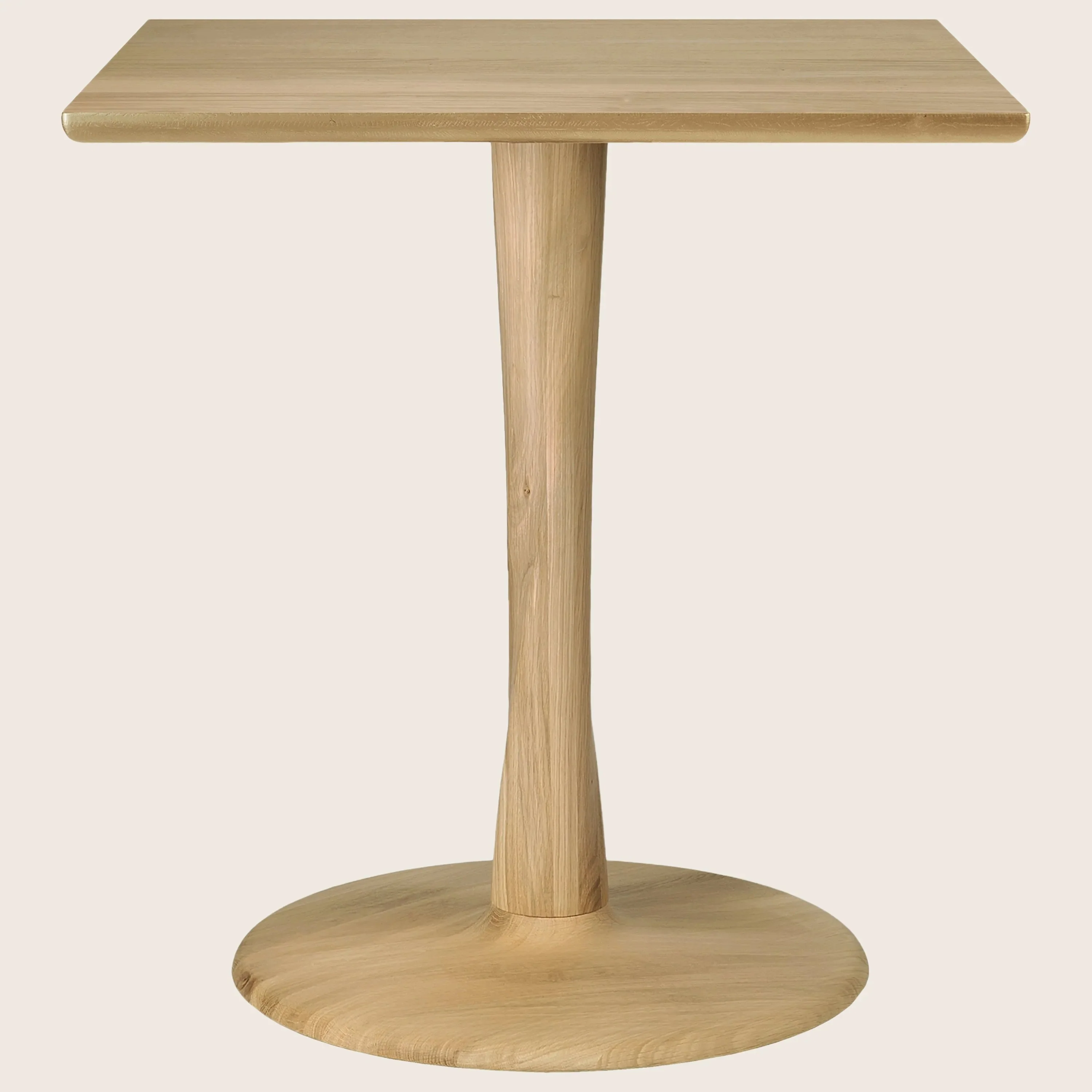 Oak Torsion Square Dining Table