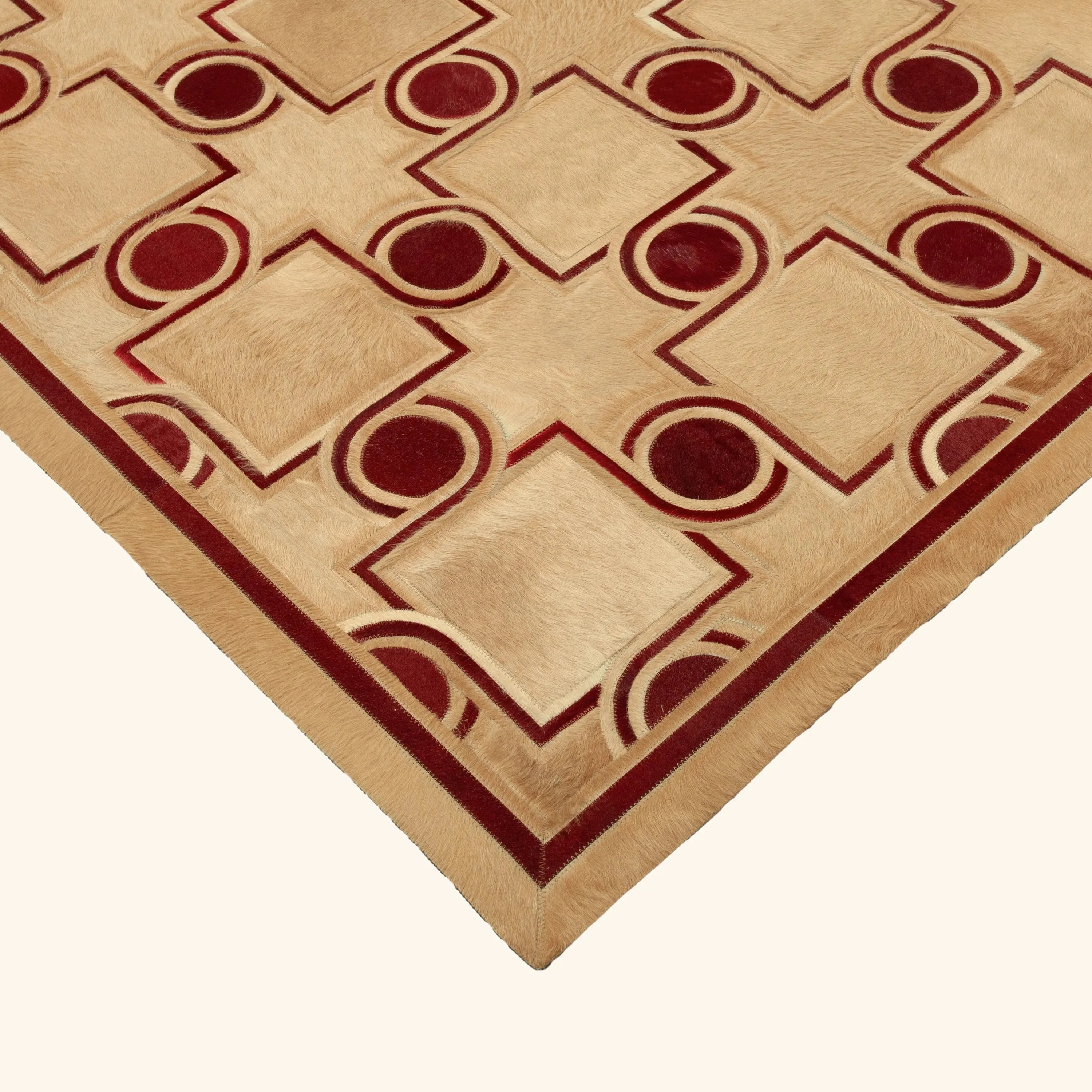 Brown Traditional Cowhide Rug - 7'6" x 10' - Image 3