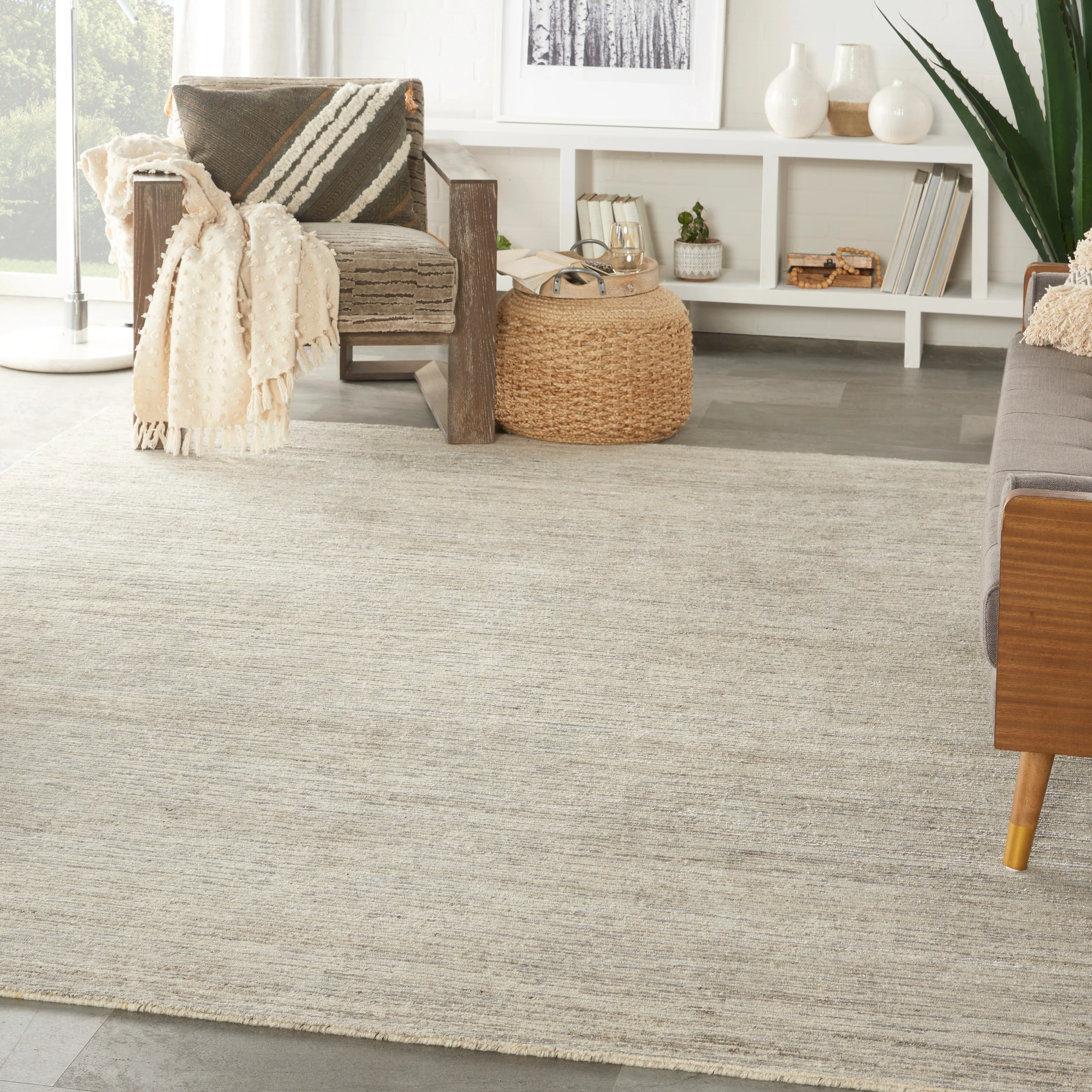 Ribbed Essentials Rug - Mist - Image 4