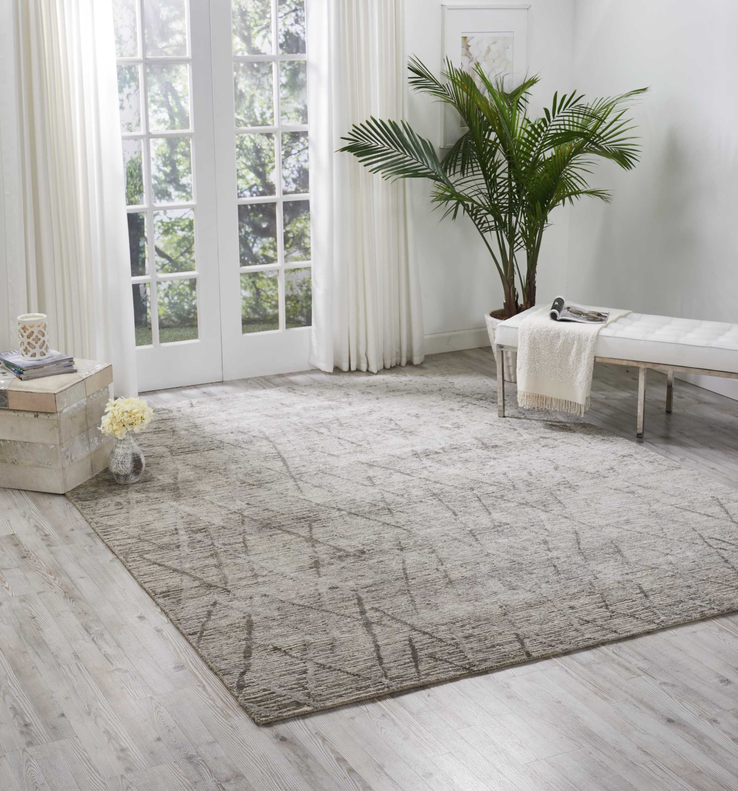 Ribbed Essentials Rug - Stone Grey - Image 11