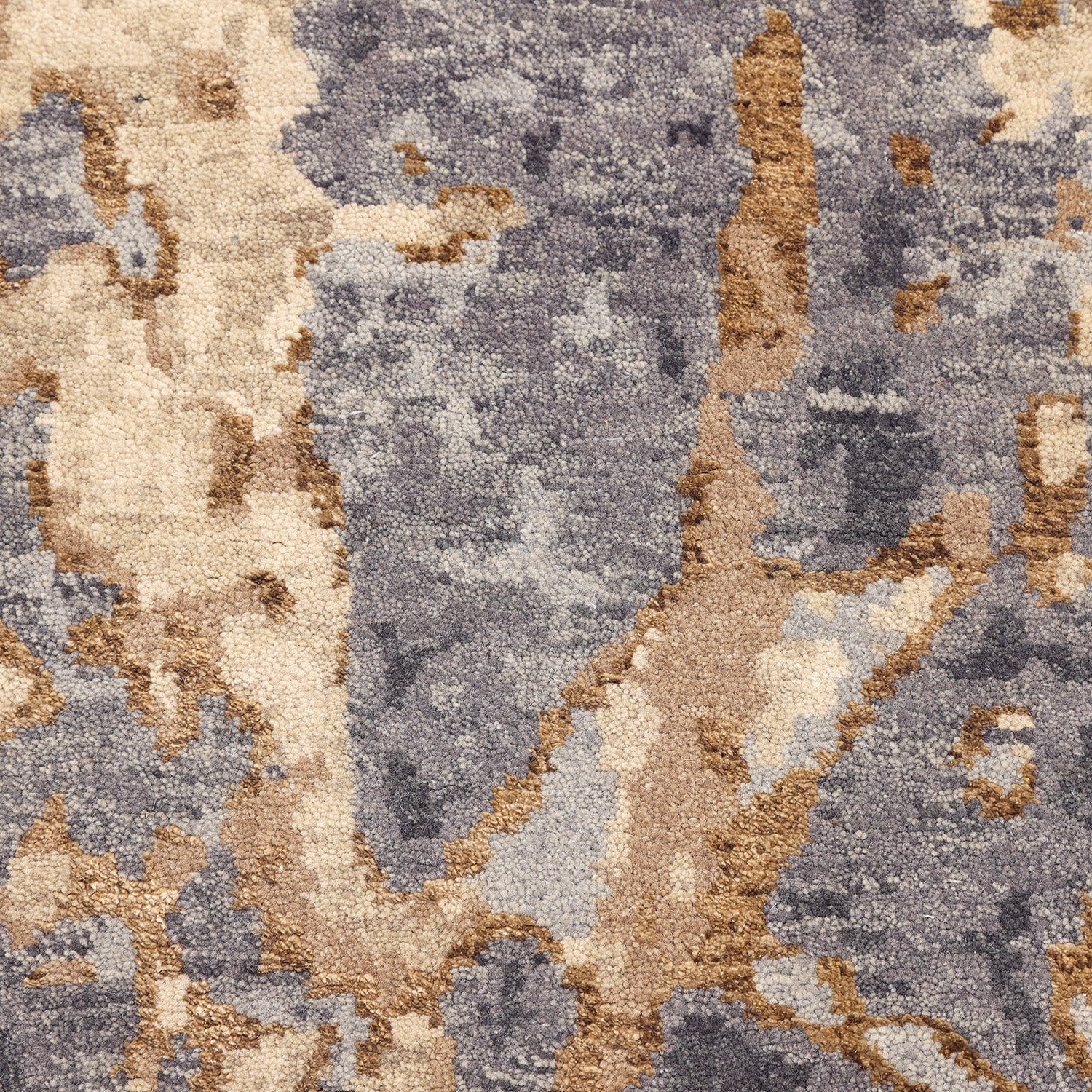 Multicolored Modern Wool Cotton Blend Rug - 8'1" x 10' - Image 2