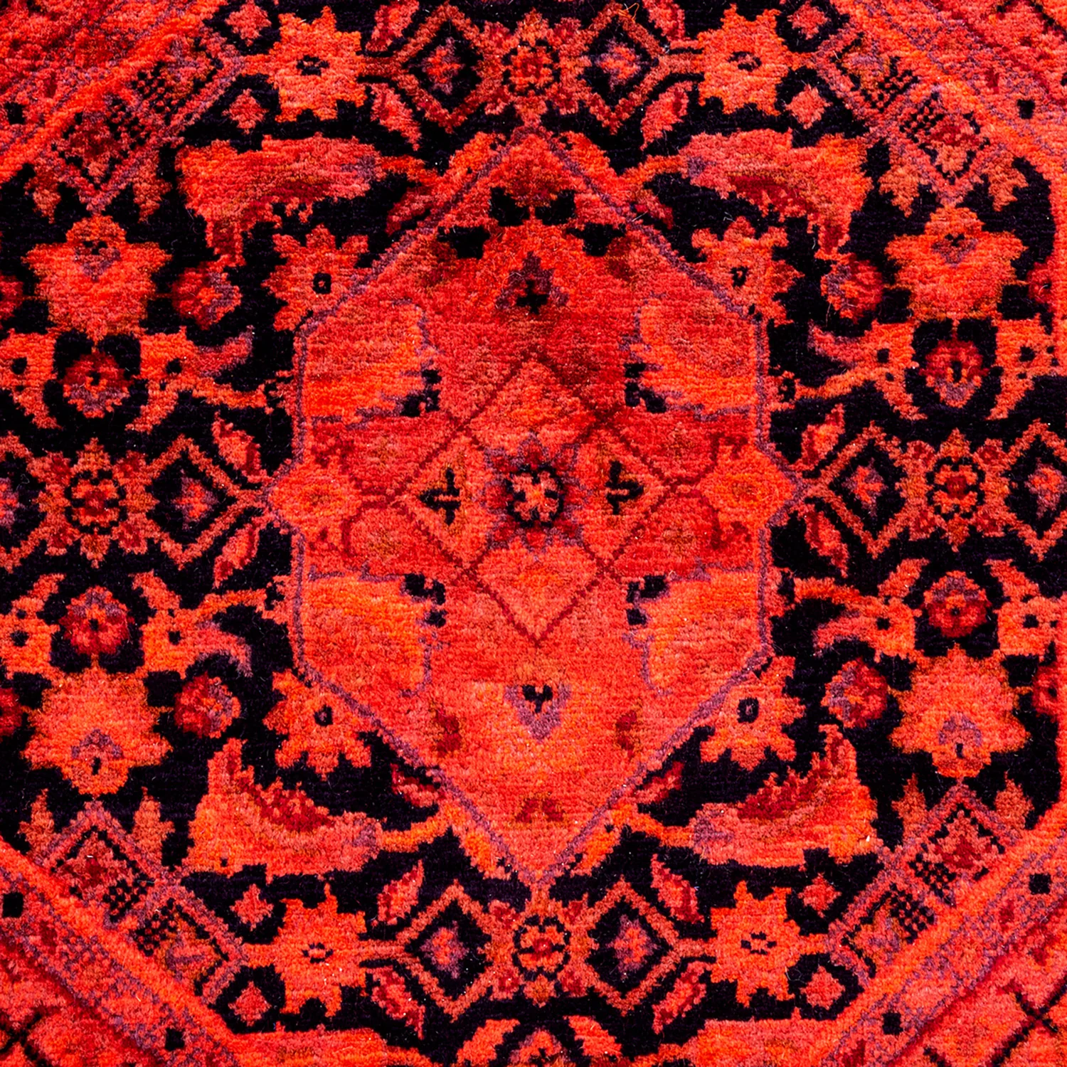 Red Samsara Wool Rug - 6'8" x 6'8" - Image 2