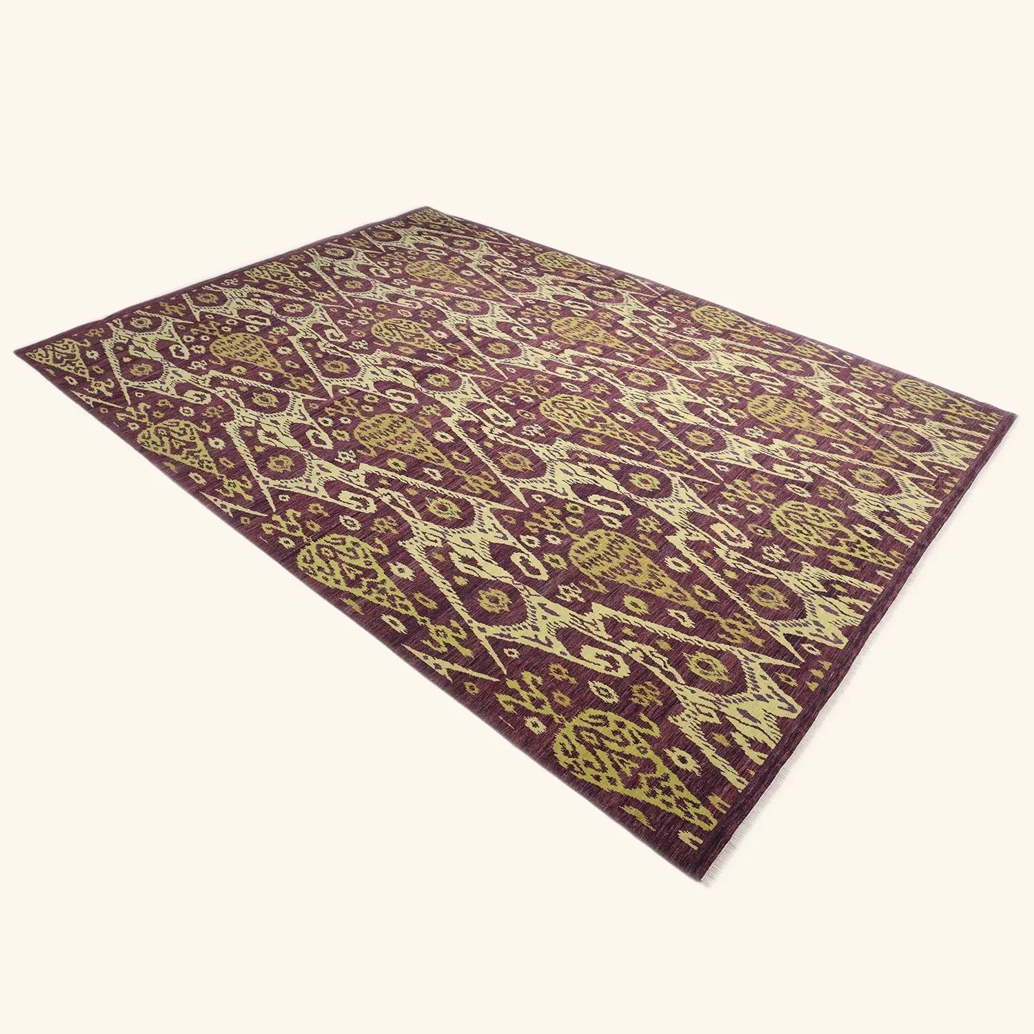 Purple Transitional Wool Cotton Blend Rug - 10'1" x 13'5" - Image 9