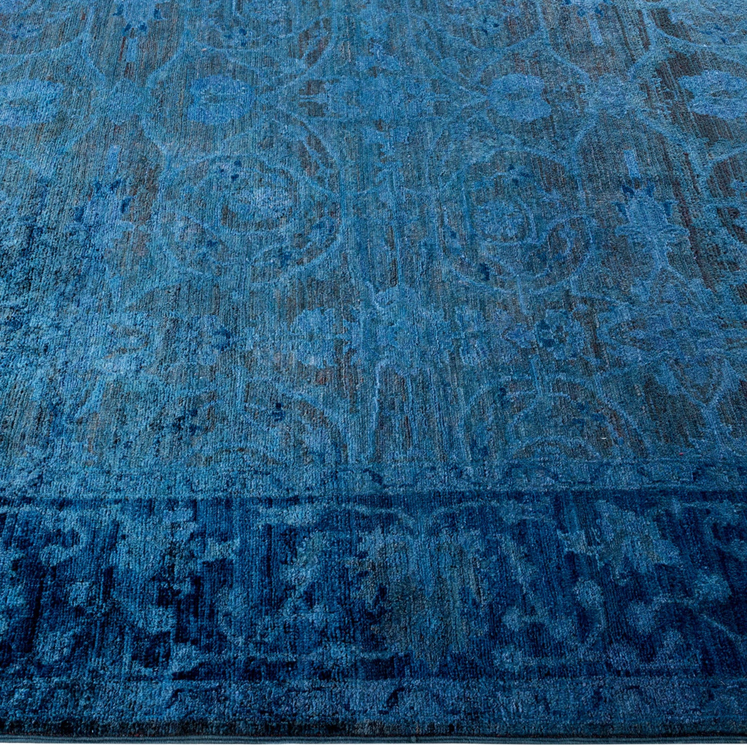Blue Samsara Wool Rug - 6' x 8'8" - Image 3