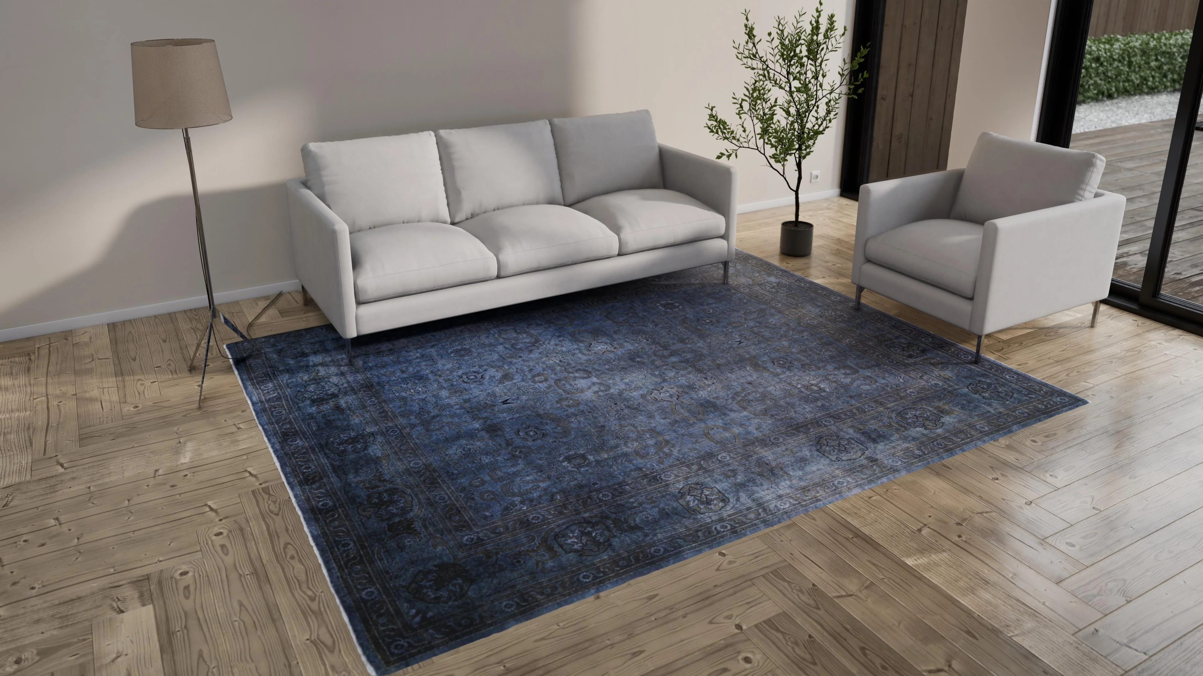 Grey Samsara Wool Rug - 8'1" x 10'1" - Image 11