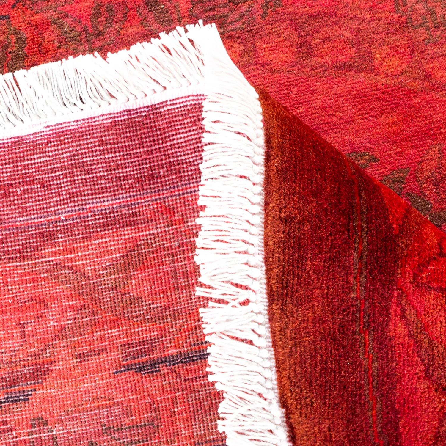 Red Samsara Wool Rug - 8'9" x 9'1" - Image 6