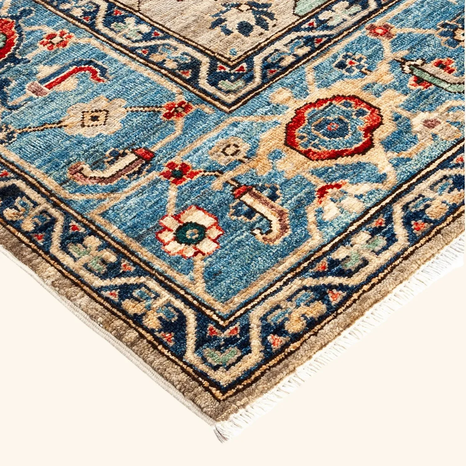 Grey Traditional Wool Rug - 6'3" x 8'11" - Image 2