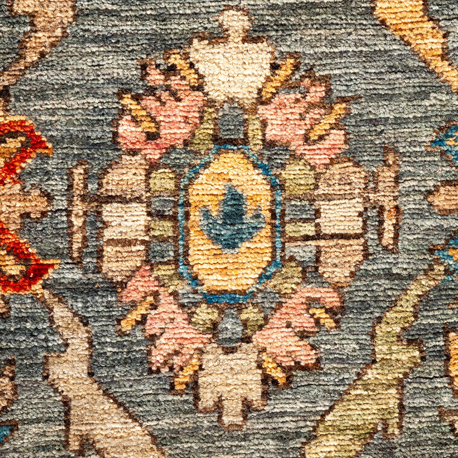 Grey Traditional Wool Runner - 2'10" x 9'10" - Image 3