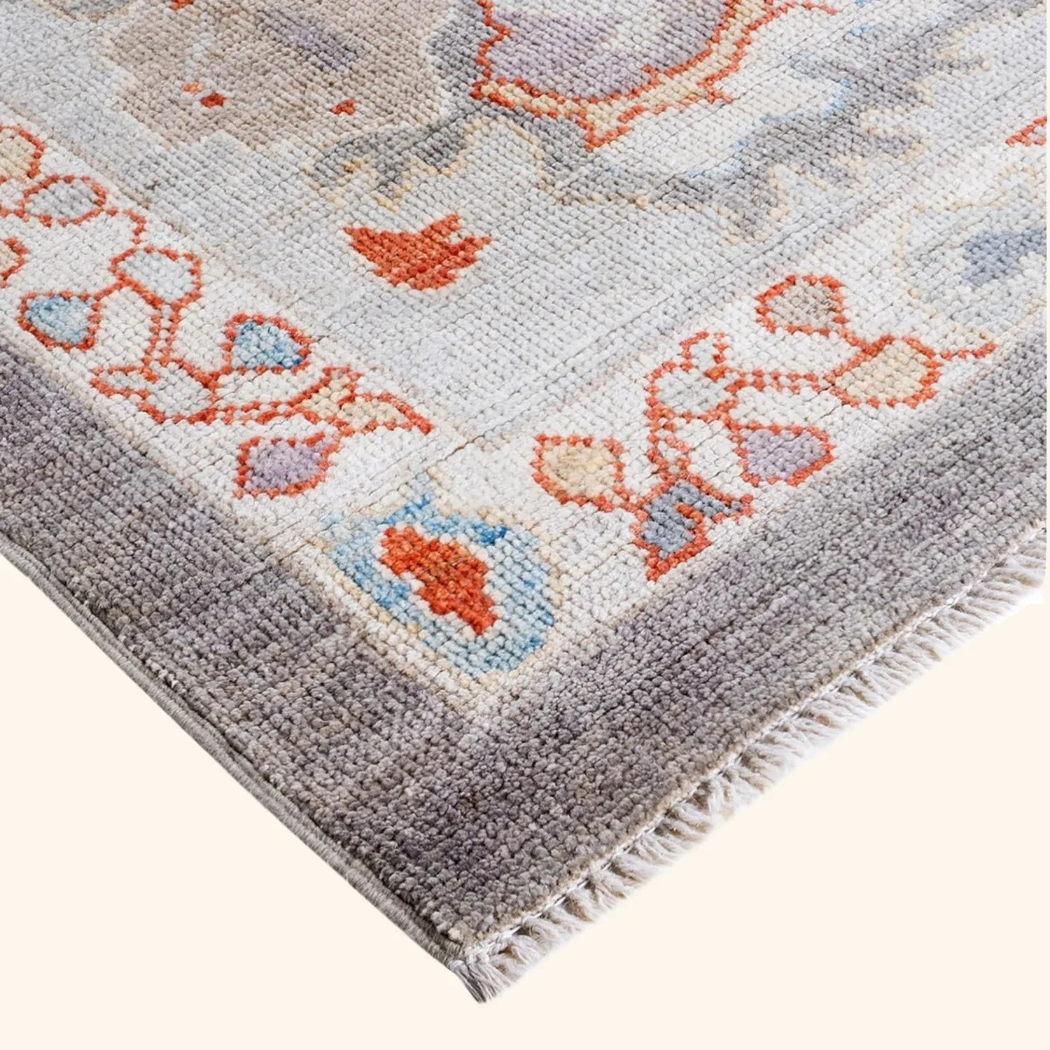 Grey Traditional Wool Rug - 9'1" x 11'8" - Image 2