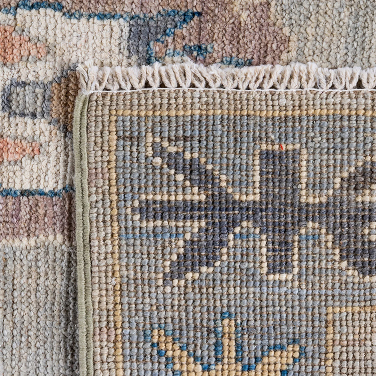 Grey Transitional Wool Runner - 2'7" x 19'1" - Image 6